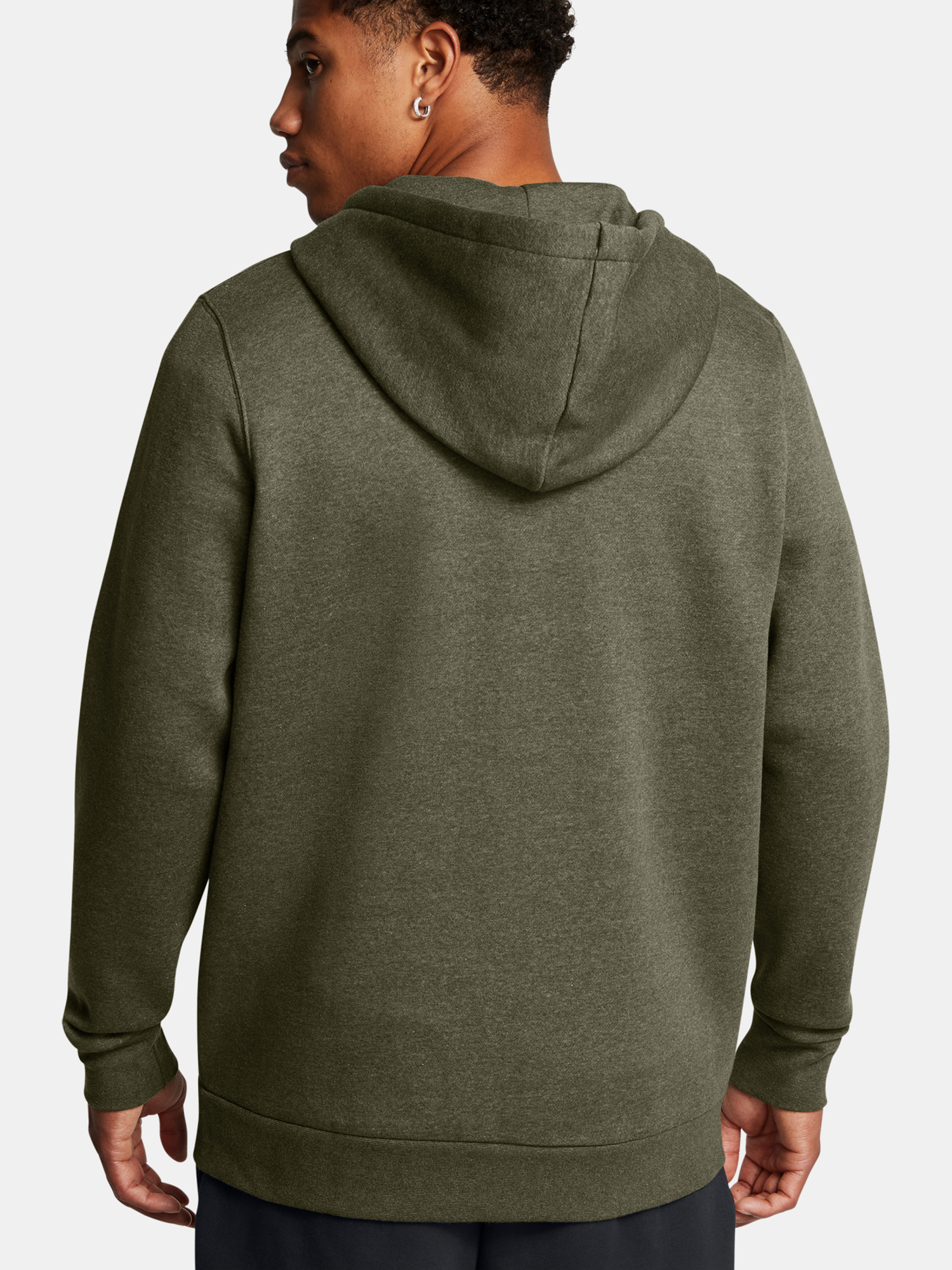 Men's sweatshirt Under Armour UA Icon Fleece FZ Hood-GRN - Men's
