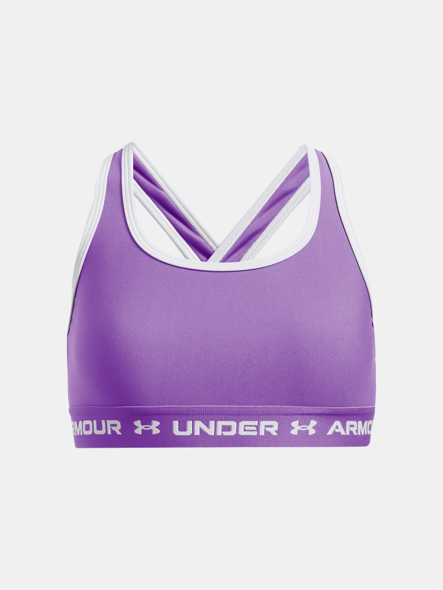 Girls' Bra Under Armour G Crossback Mid Solid-PPL - Girls