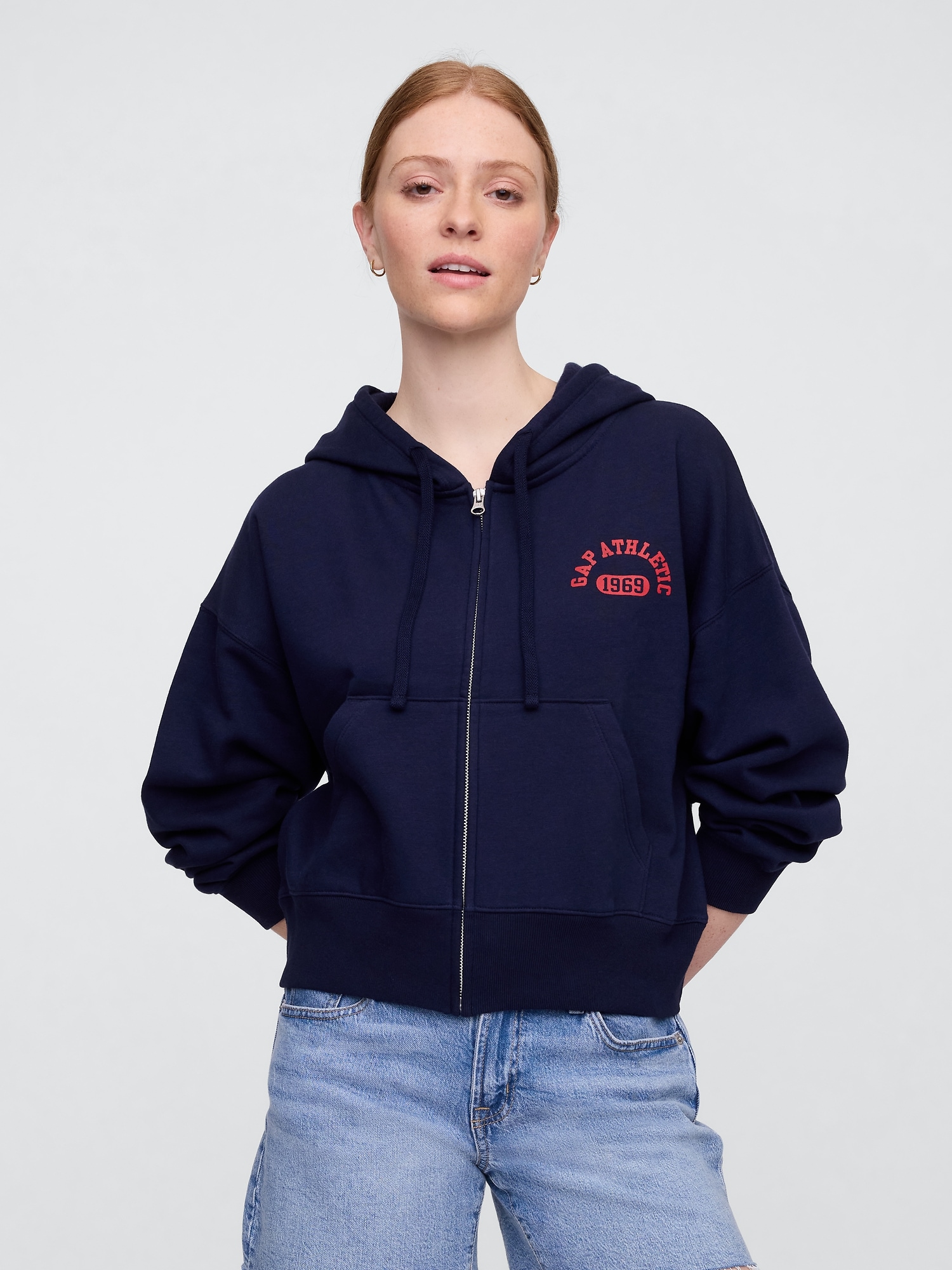 GAP Oversize Sweatshirt with Logo - Ladies