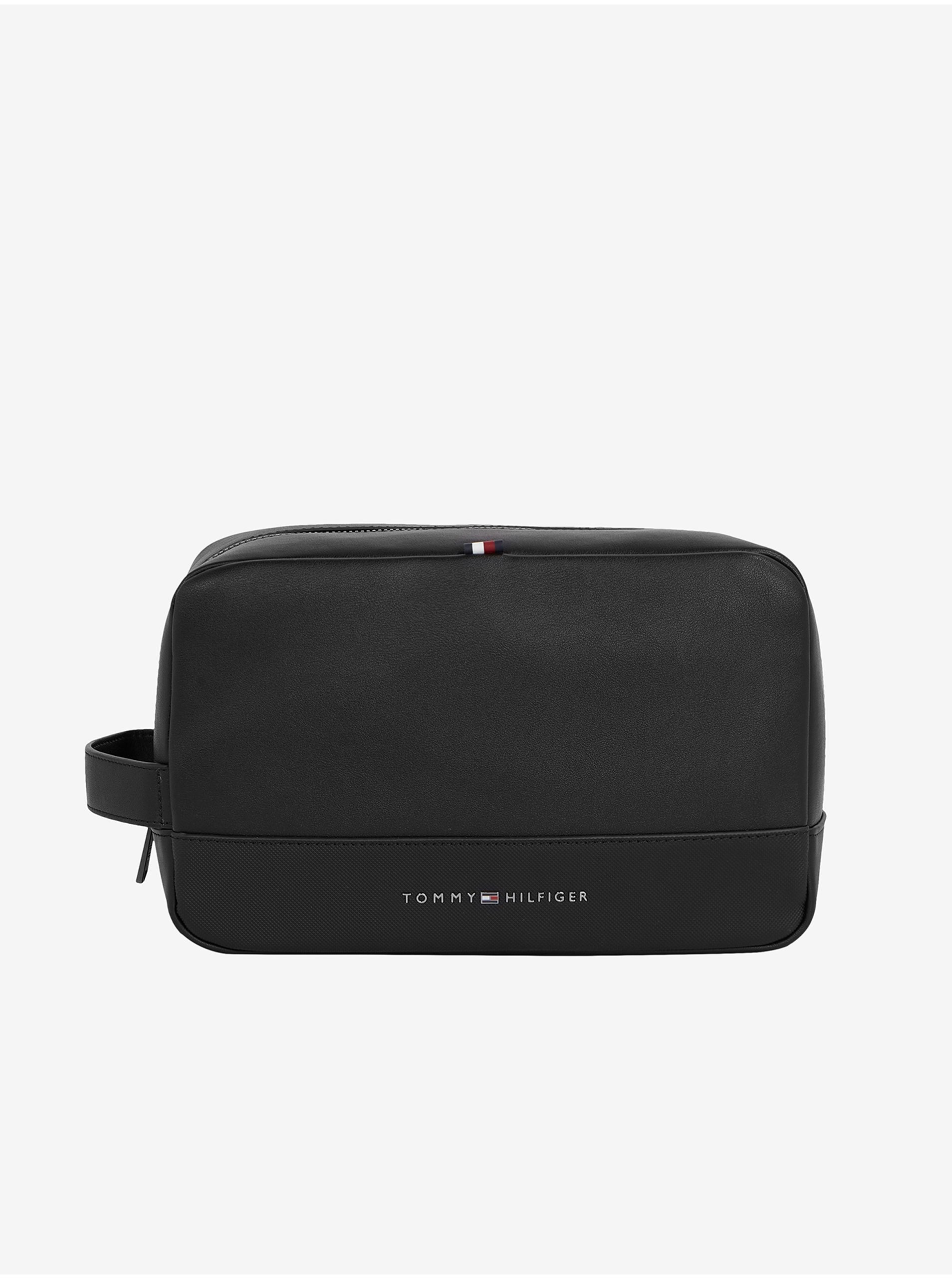Tommy Hilfiger Essential PU Washba Black Men's Cosmetic Case - Men