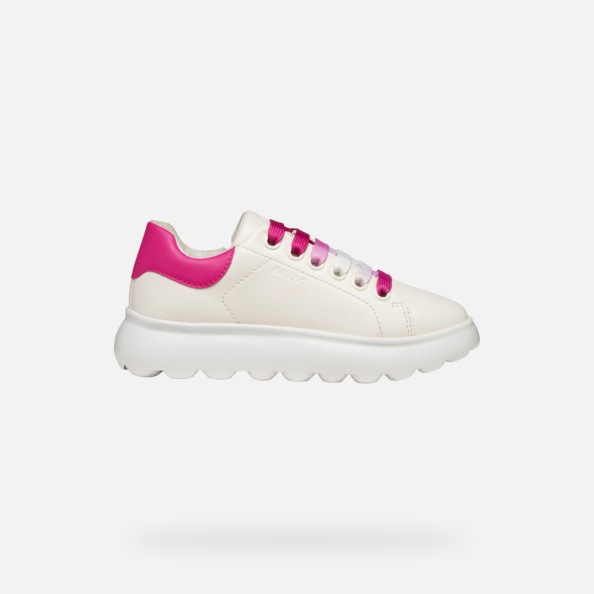 White Girls Geox Puffypop Sneakers - Girls