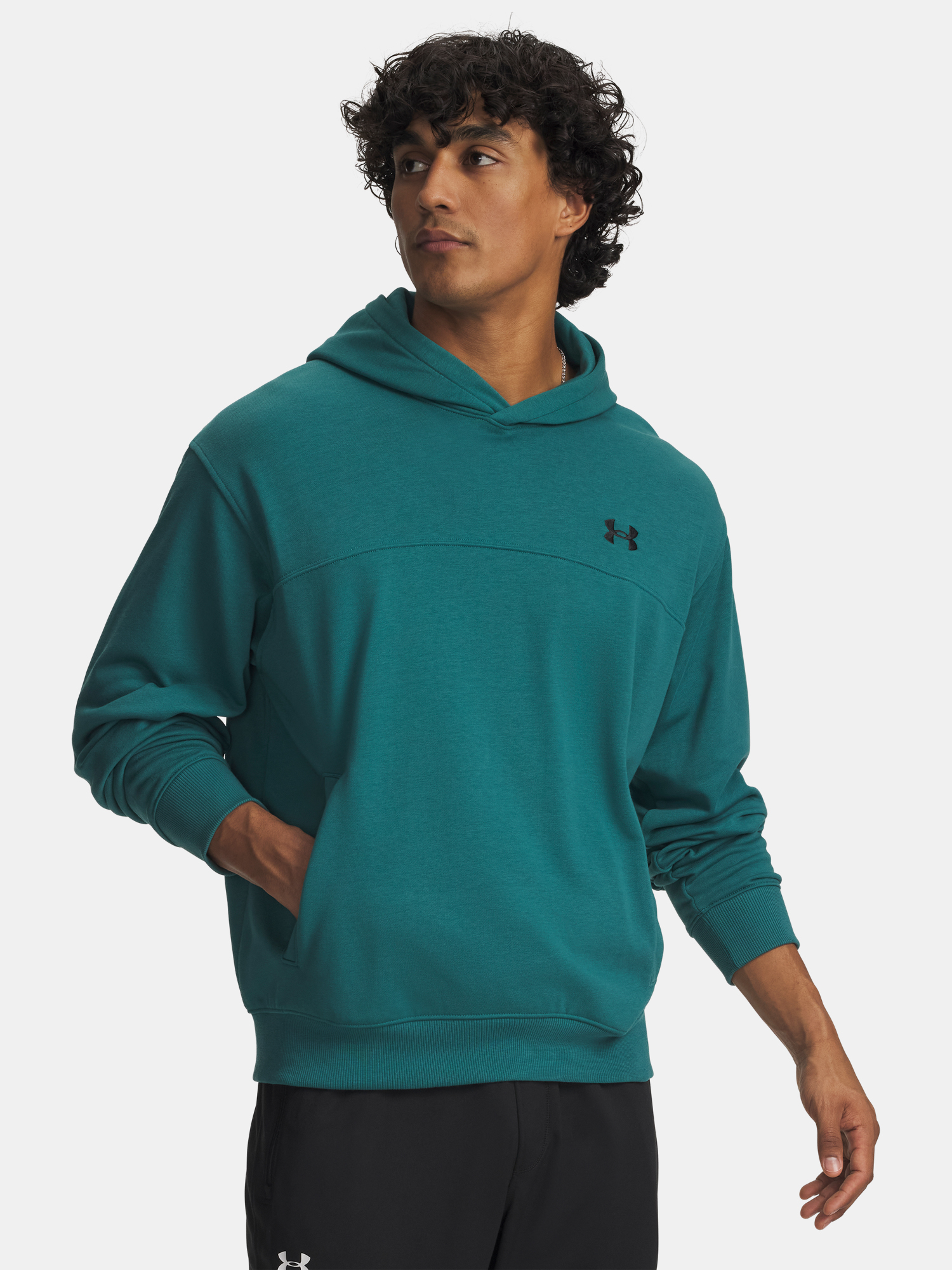 Under Armour UA Rival LW Hoodie-GRN Men's Sweatshirt - Men's
