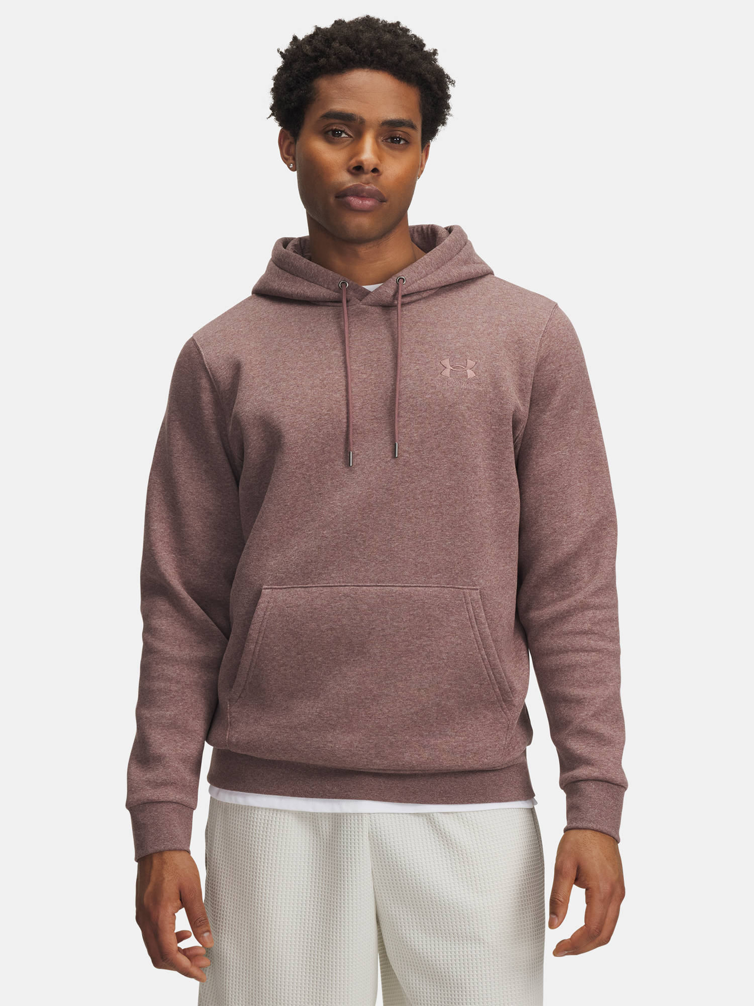 Men&#039;s Under Armour UA Icon Fleece Hoodie-BRN - Men&#039;s