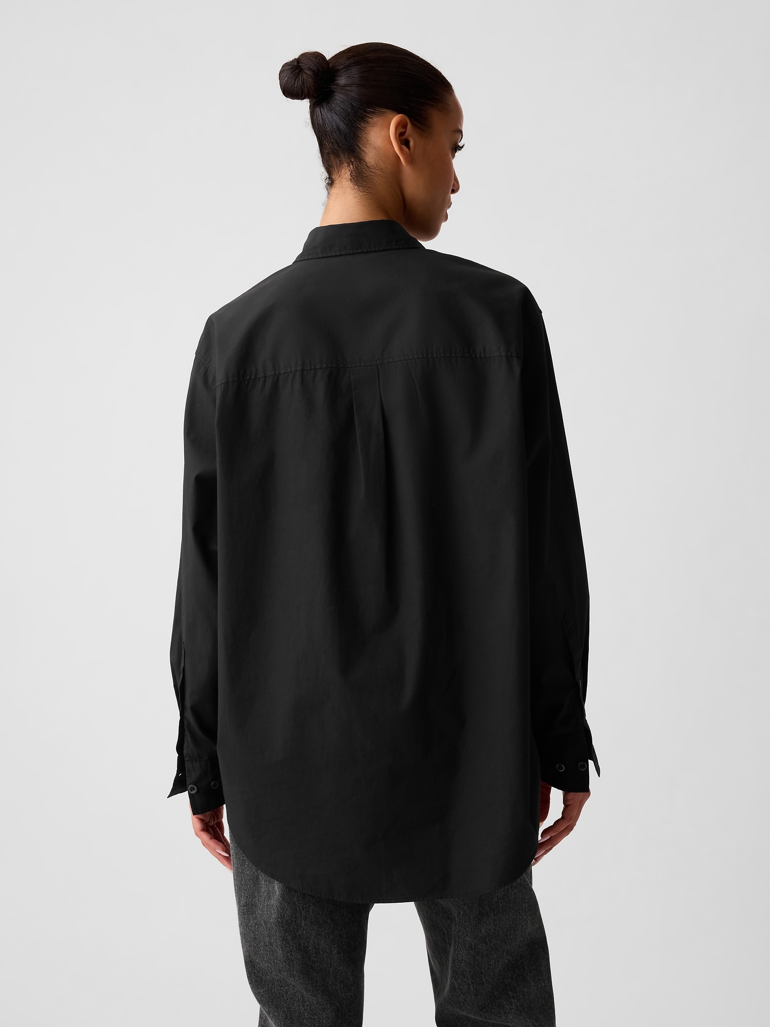 Cămașă GAP Oversize din poplin