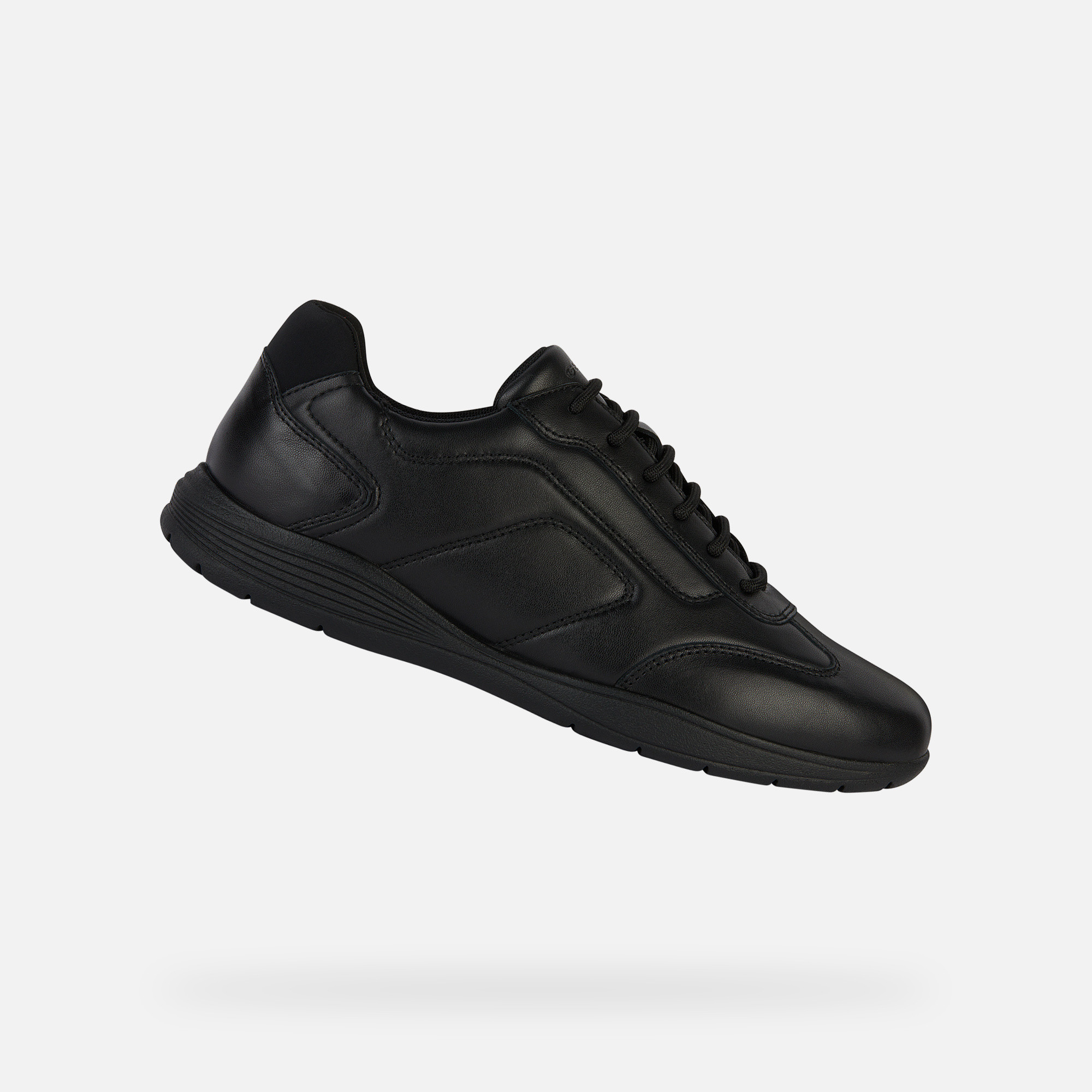 Black mens sneakers Geox Spherica EC2 - Mens