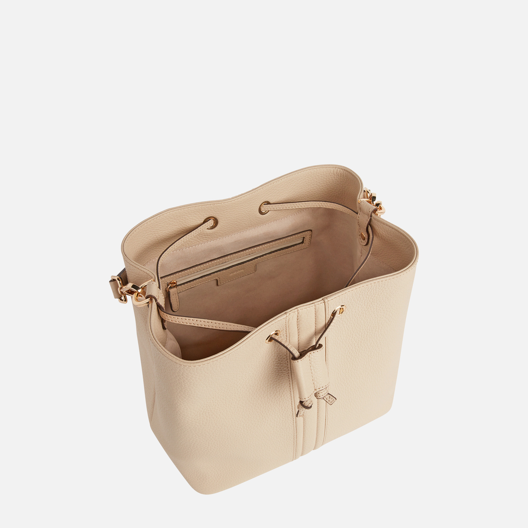 Cream women&#039;s handbag Geox Andrenne - Women&#039;s