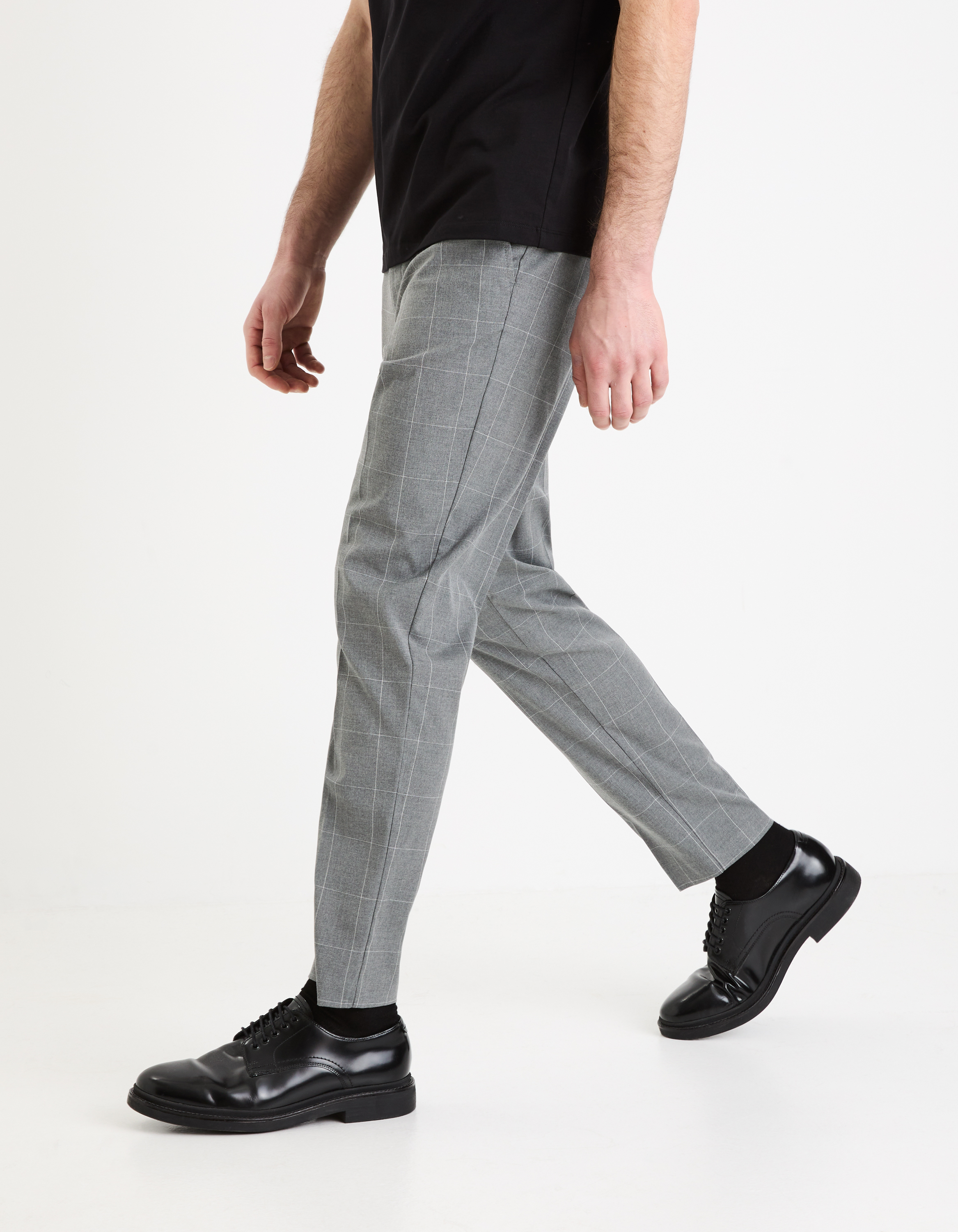 Pantaloni casual pentru barbati Celio - gri deschis