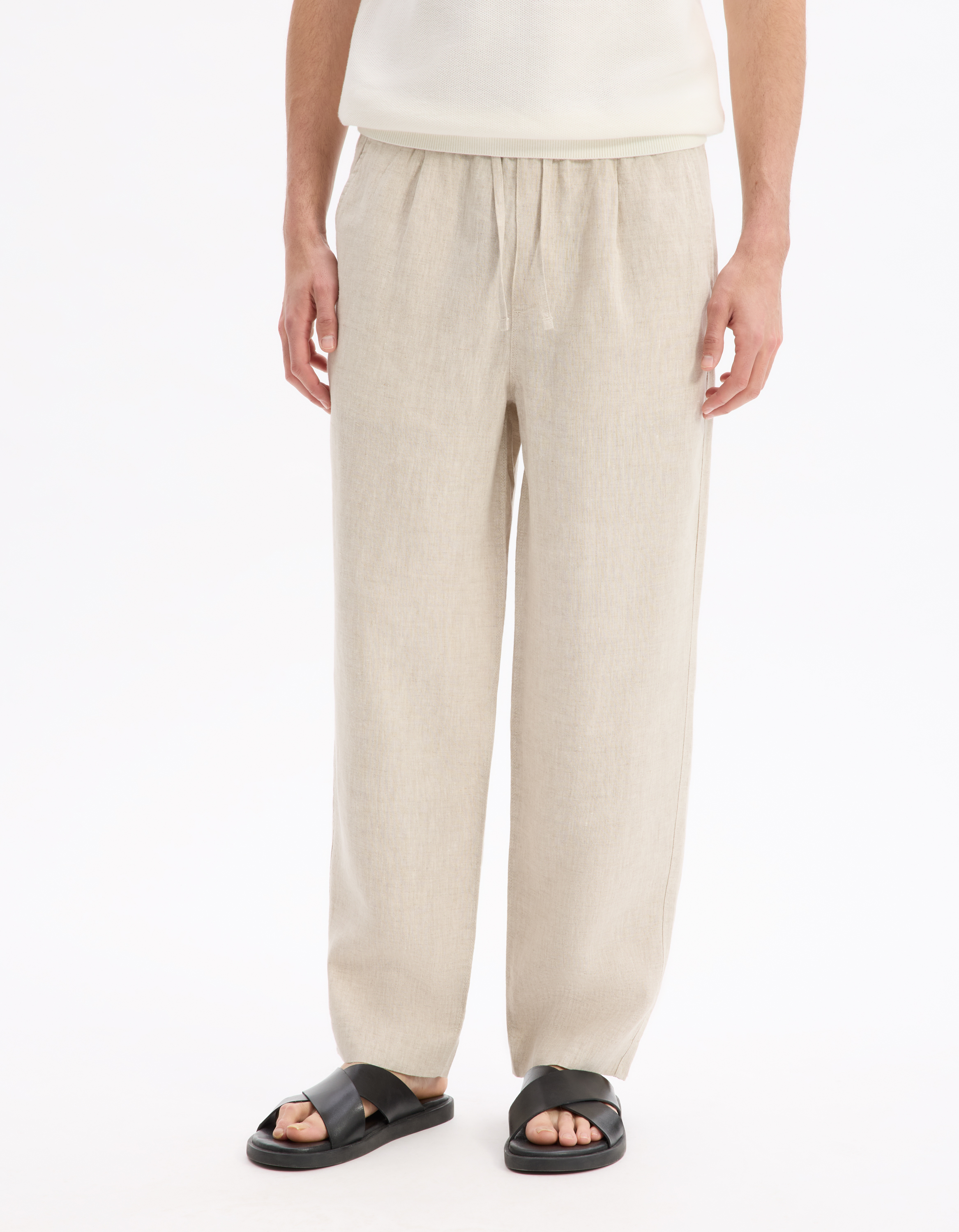 Celio Linen Trousers Lolinos - Men's
