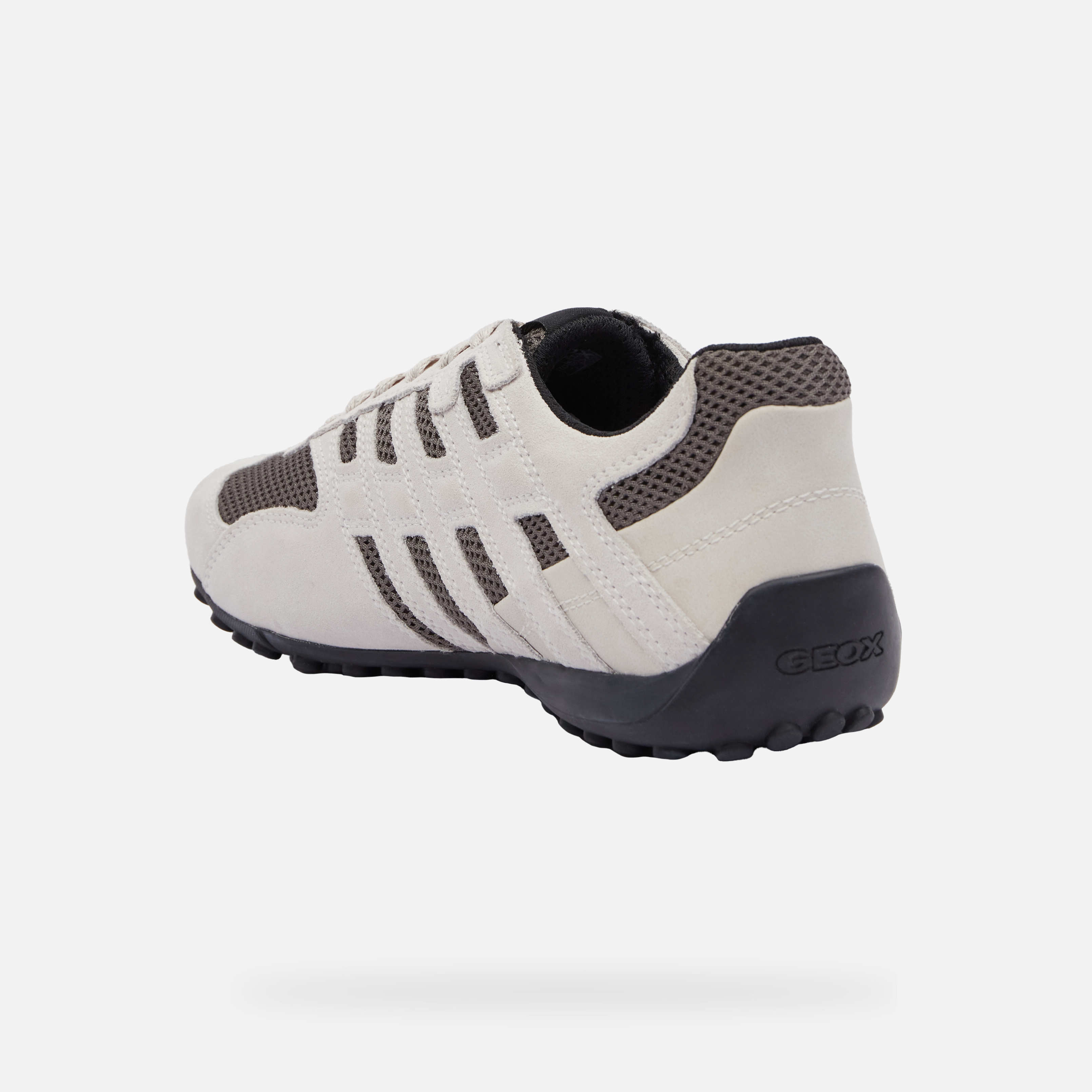 Cream men's sneakers Geox Snake Original - Men's