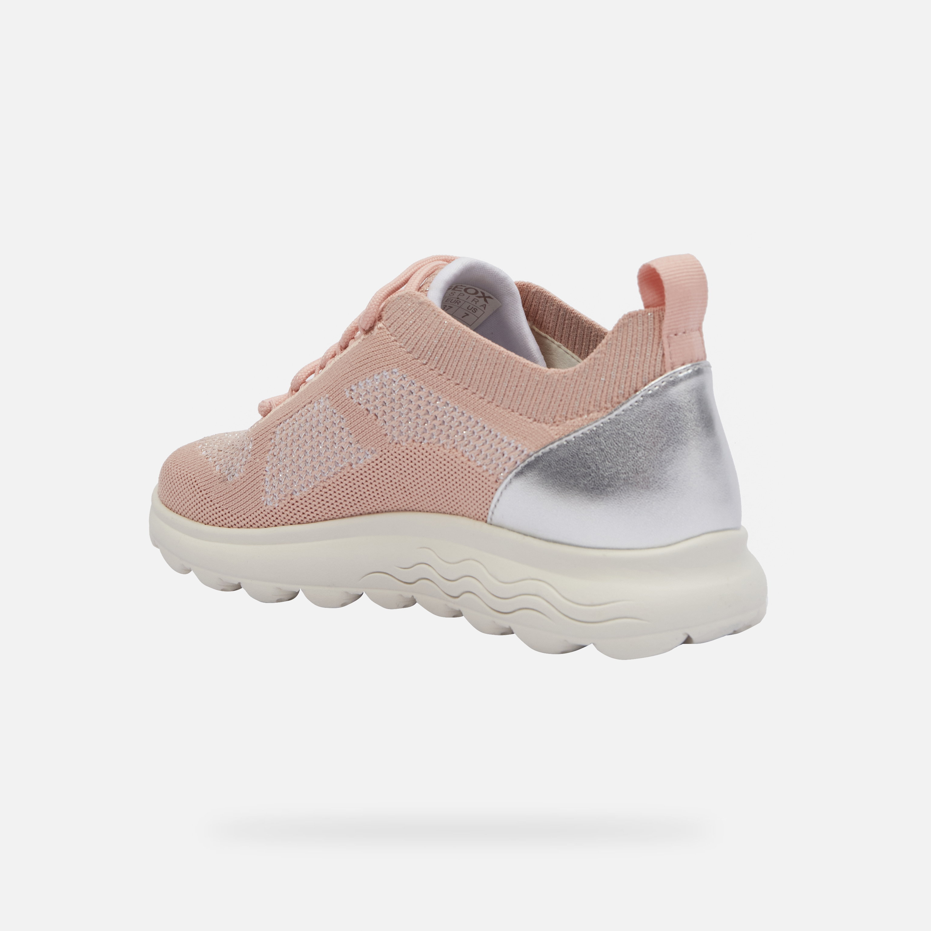 Pink women's sneakers Geox Spherica - Women's