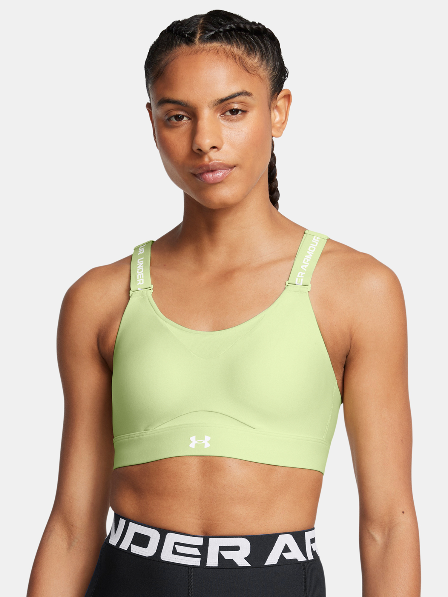 Women's bra Under Armour UA Infinity High 2.0 Bra-GRN - Women's
