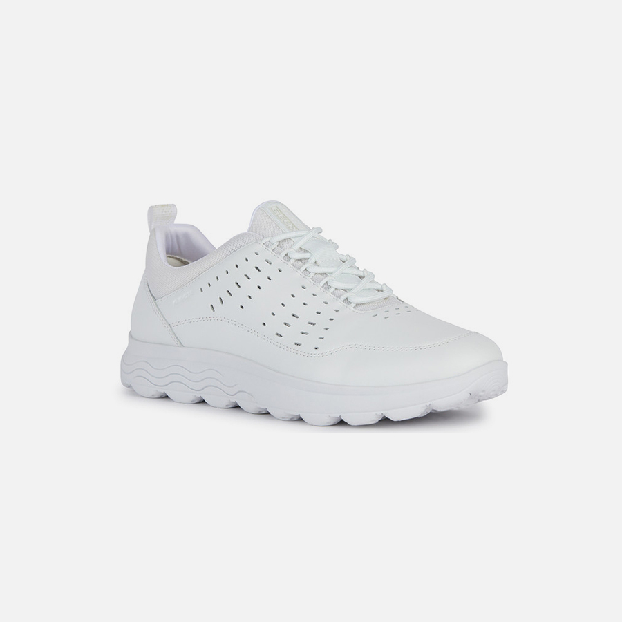 White men's sneakers Geox Spherica C - Men's