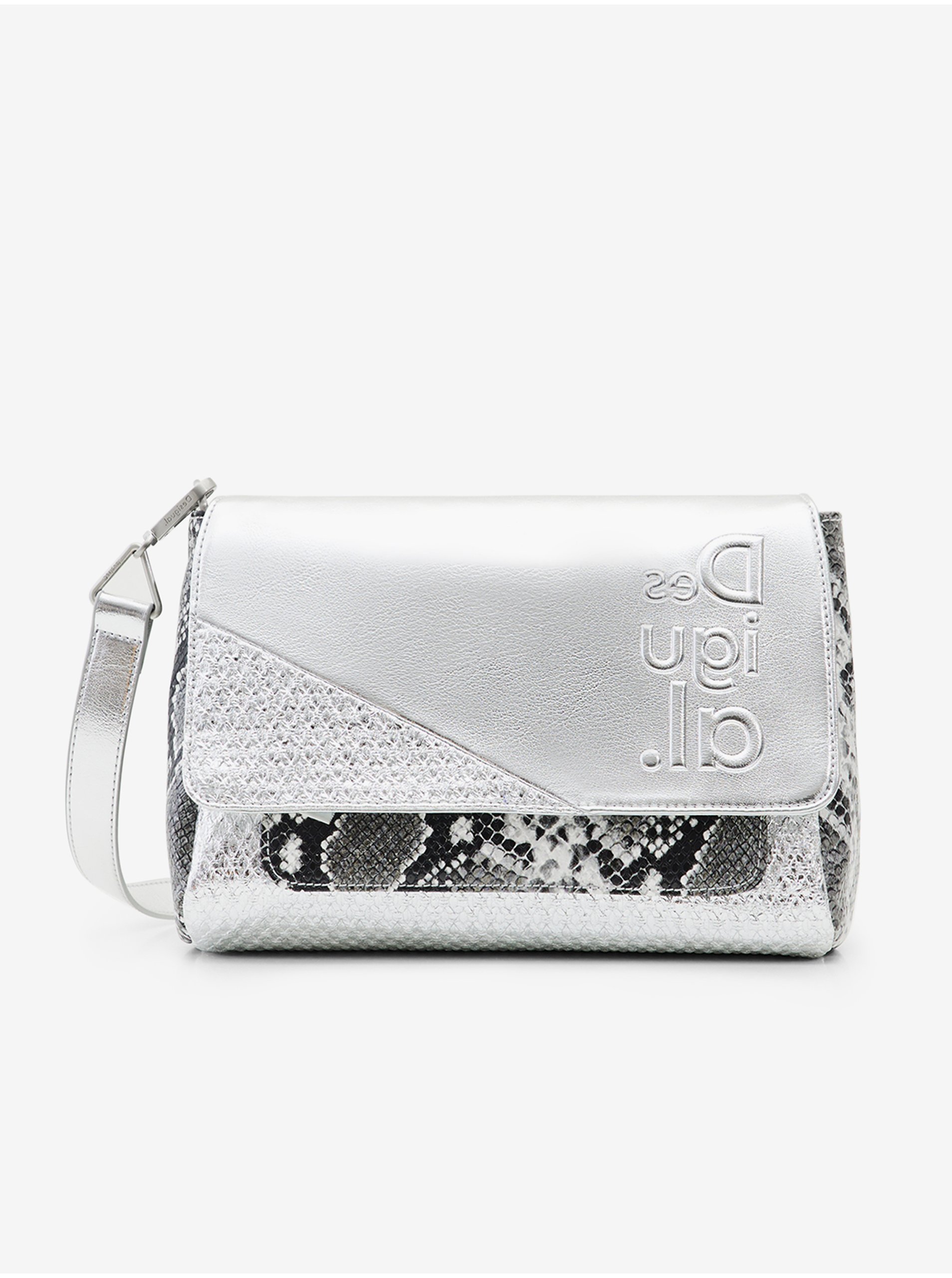 Desigual Delta Silver Copenhagen Handbag - Ladies