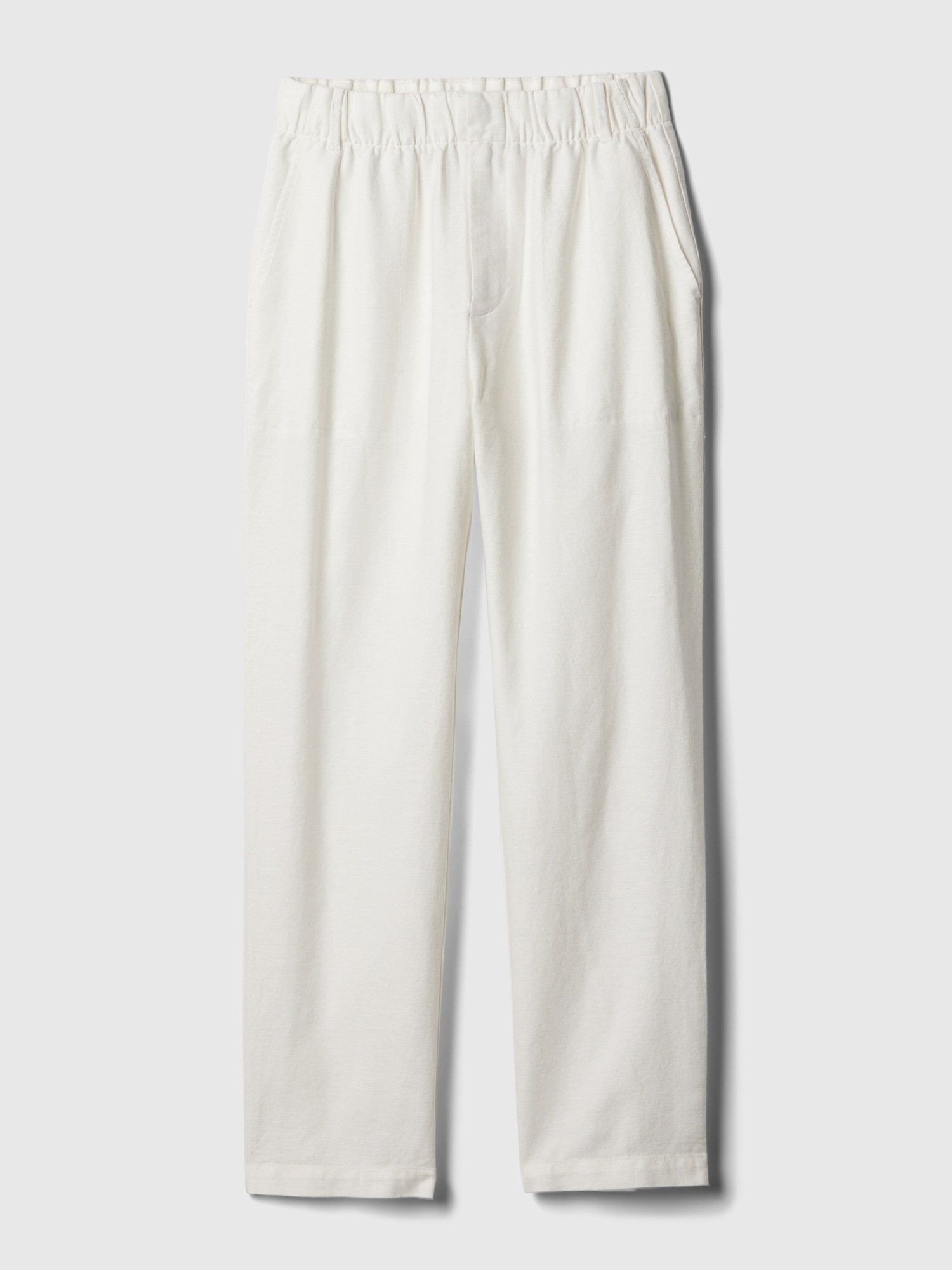 Pantaloni chino pentru femei GAP - alb