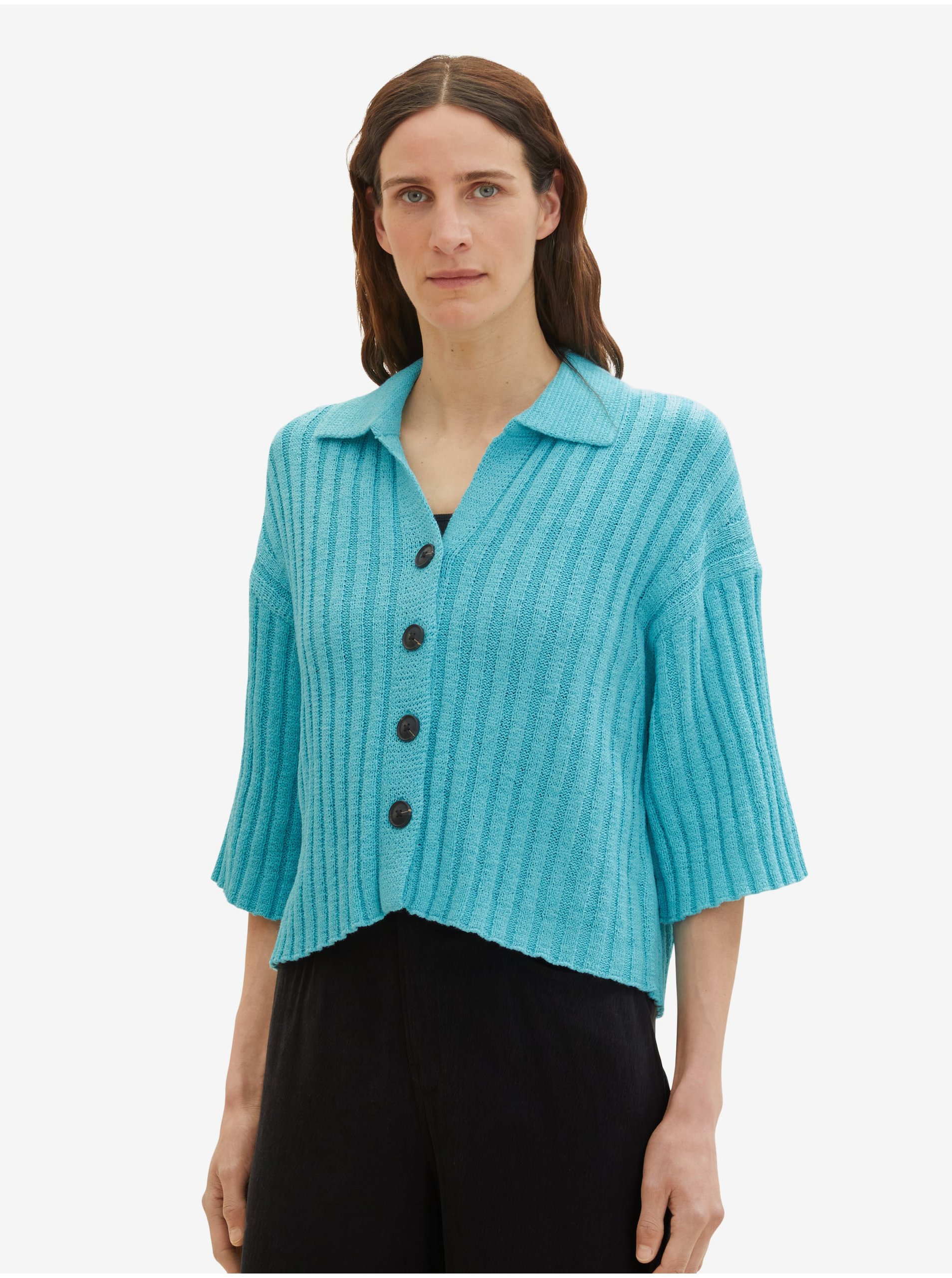 Turquoise Ladies Sweater Tom Tailor - Women