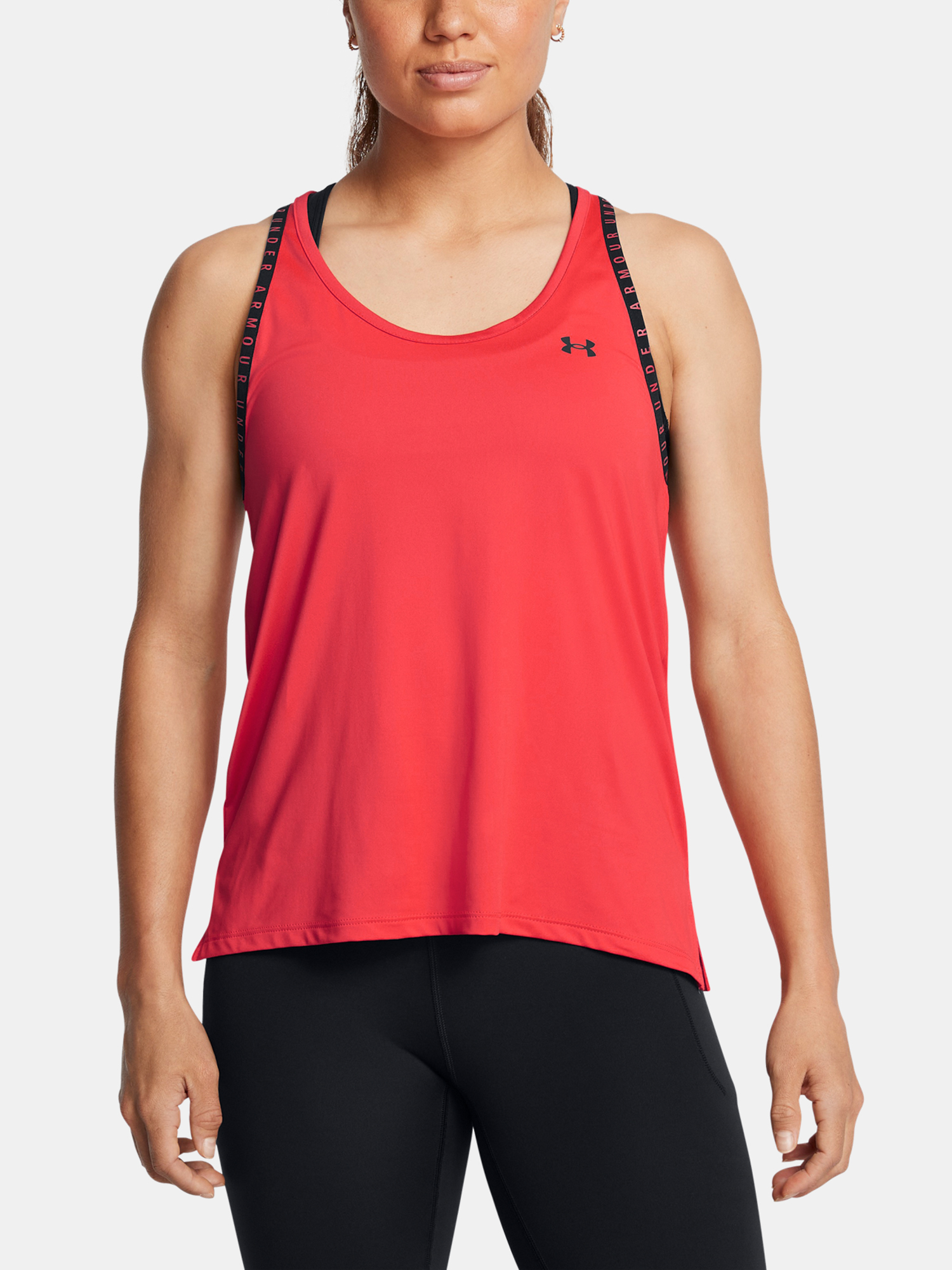 Women's Tank Top Under Armour UA Knockout Tank-RED - Women's