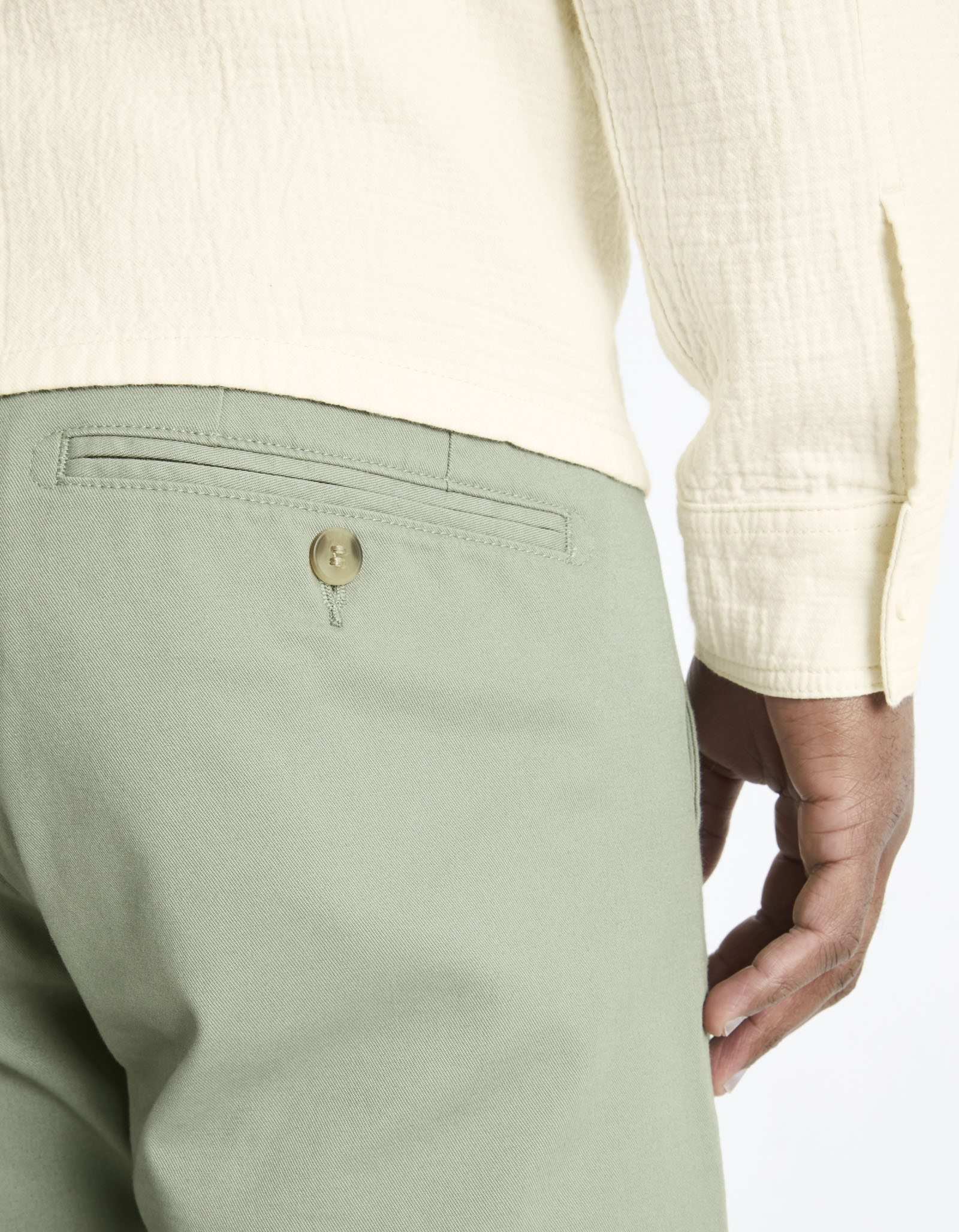 Pantaloni casual pentru barbati Celio - verde deschis