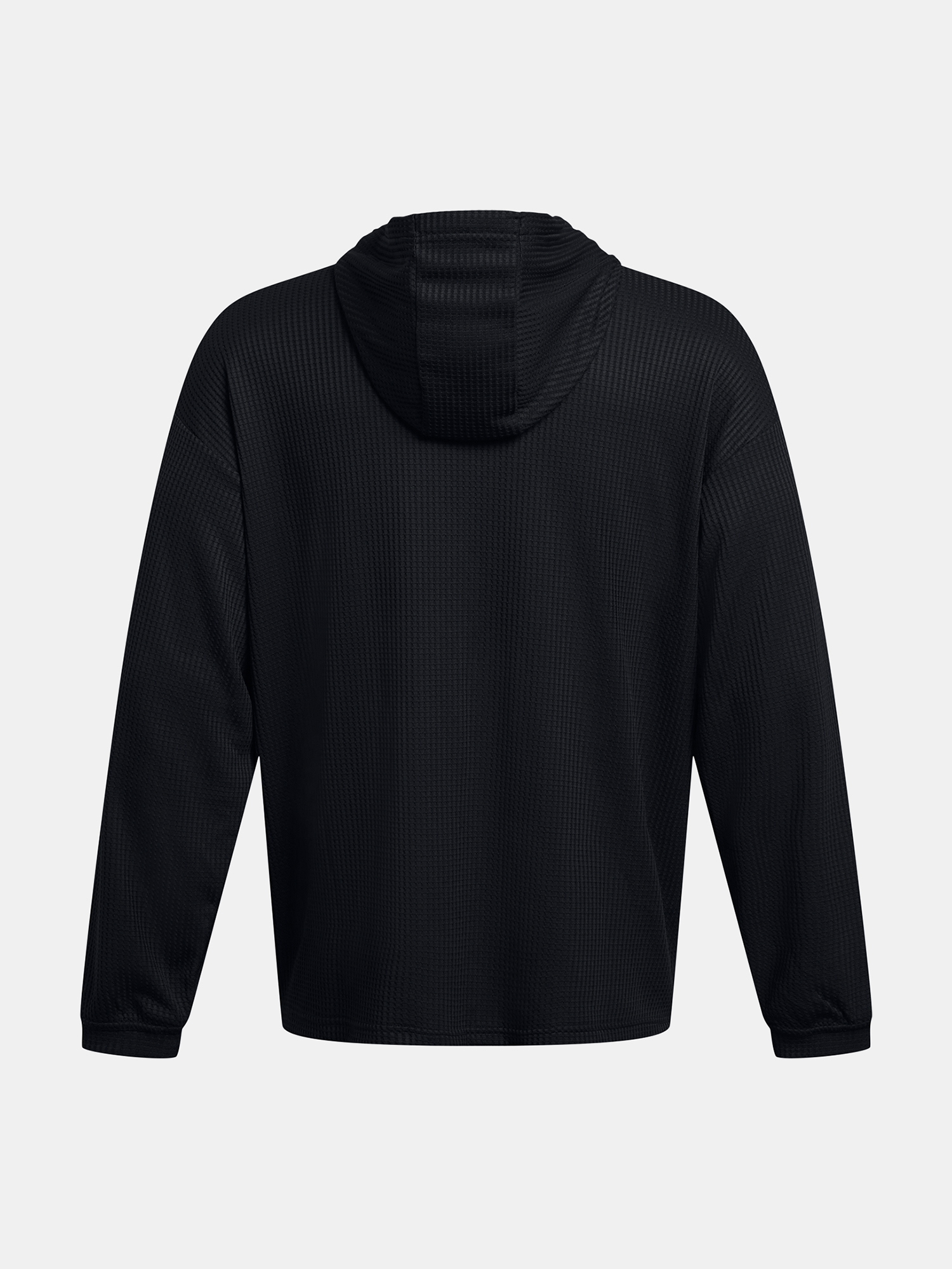 Men's Under Armour UA Rival Waffle Hoodie-BLK - Men's