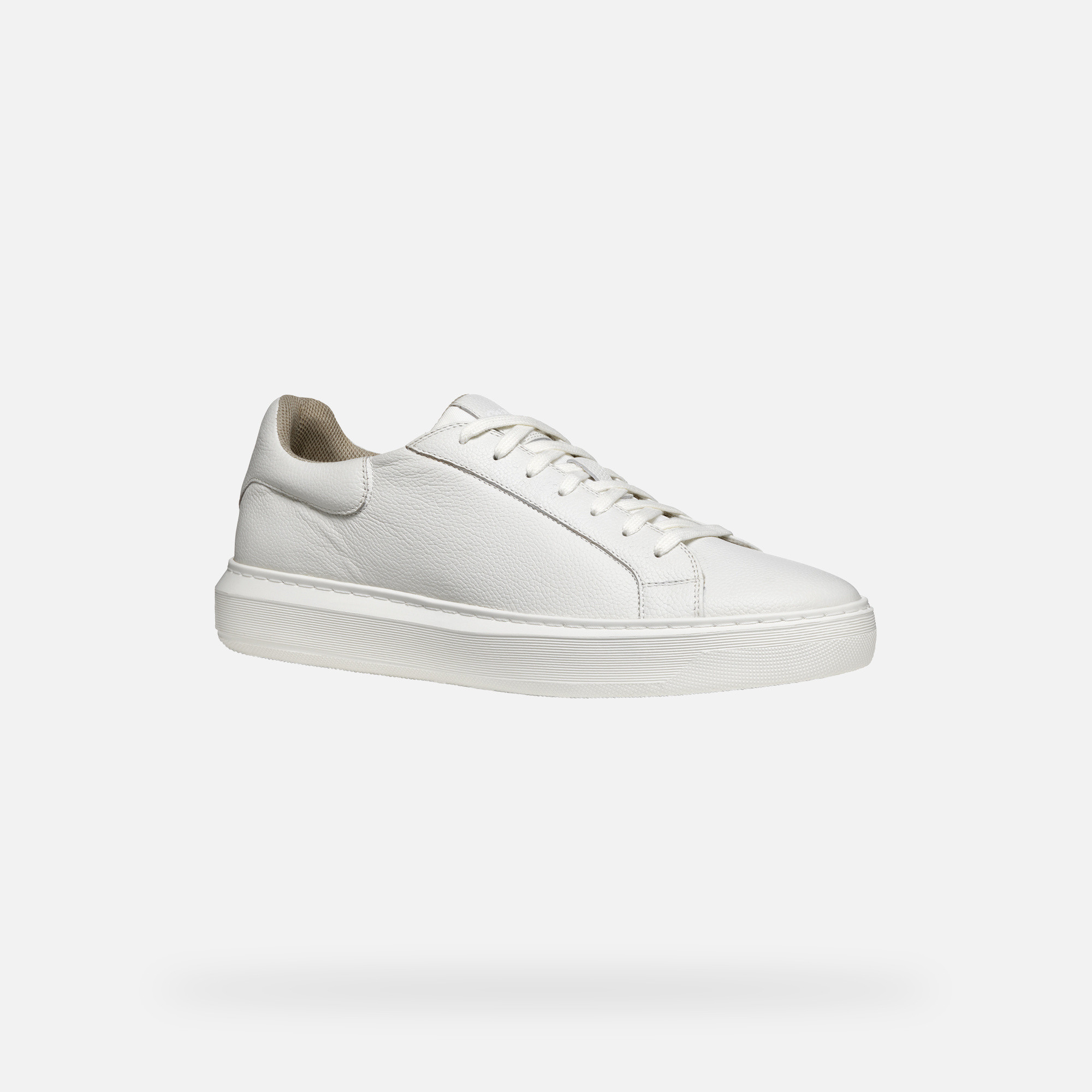 White men's sneakers Geox Deiven - Men's