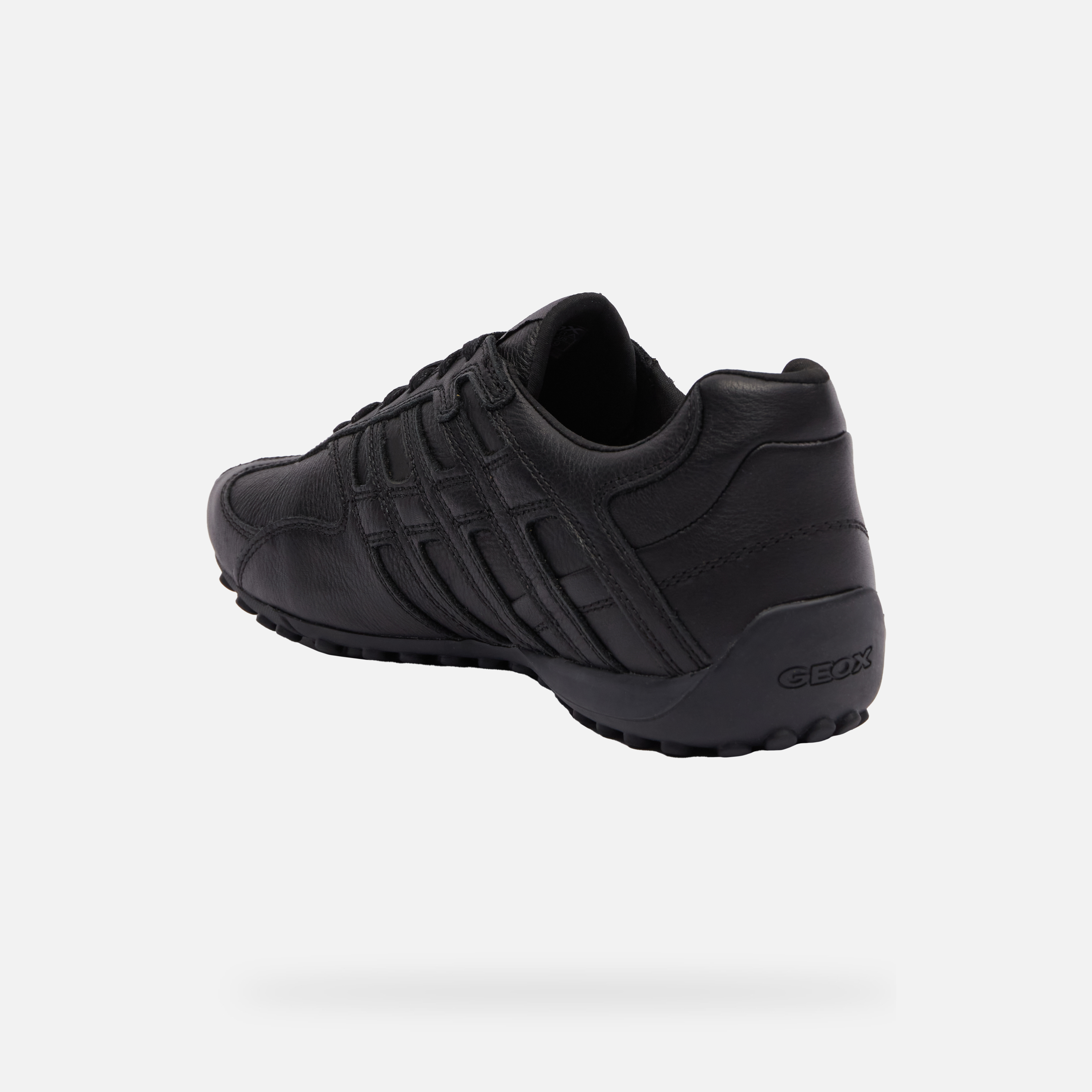 Black men's sneakers Geox Snake Original - Men's