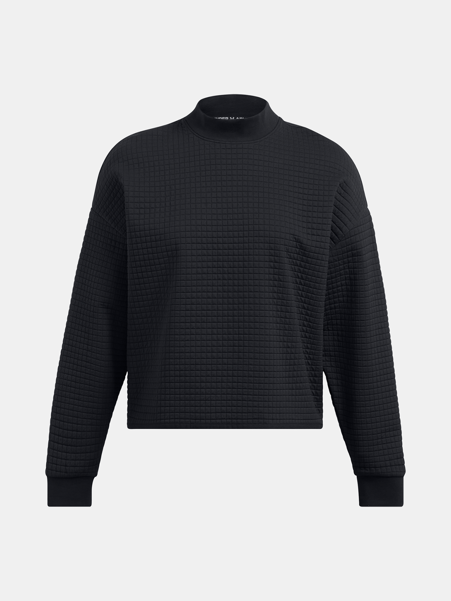 Women's sweatshirt Under Armour Unstoppable Flc Grid Mock LS-BLK - Women's