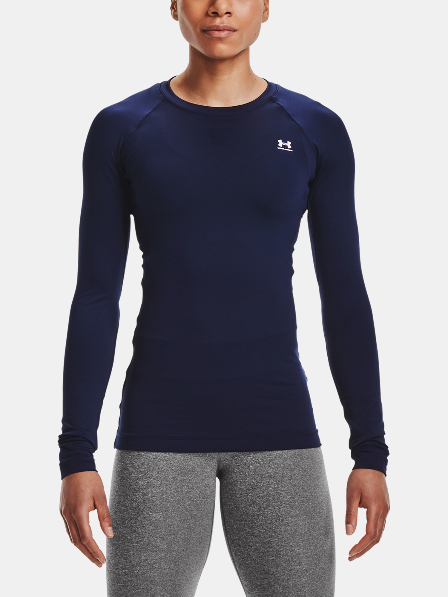 Dámské Tričko Under Armour UA CG Authentics Crew-BLU - Dámské