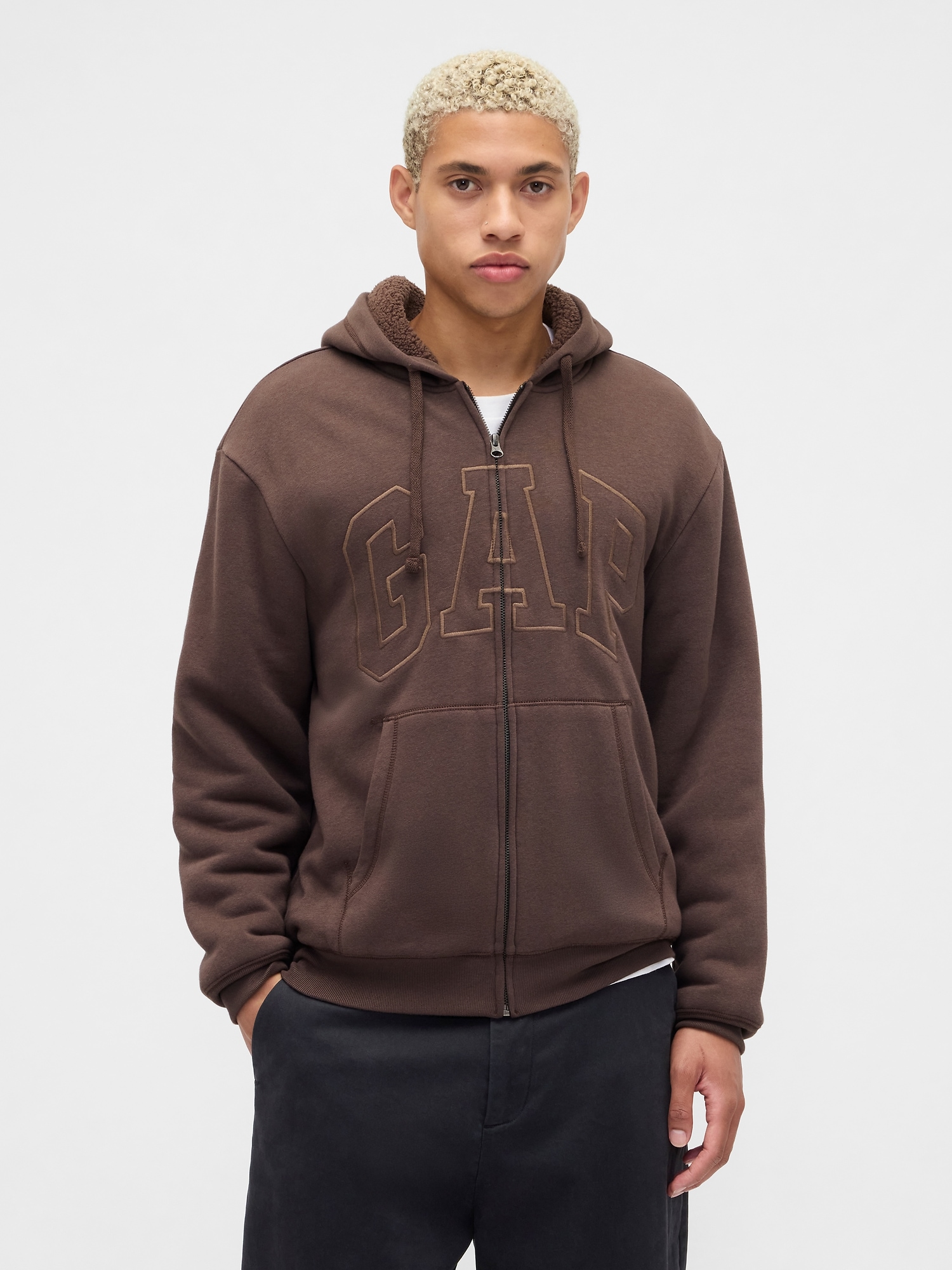 GAP Insulated Sweatshirt with Logo - Mens