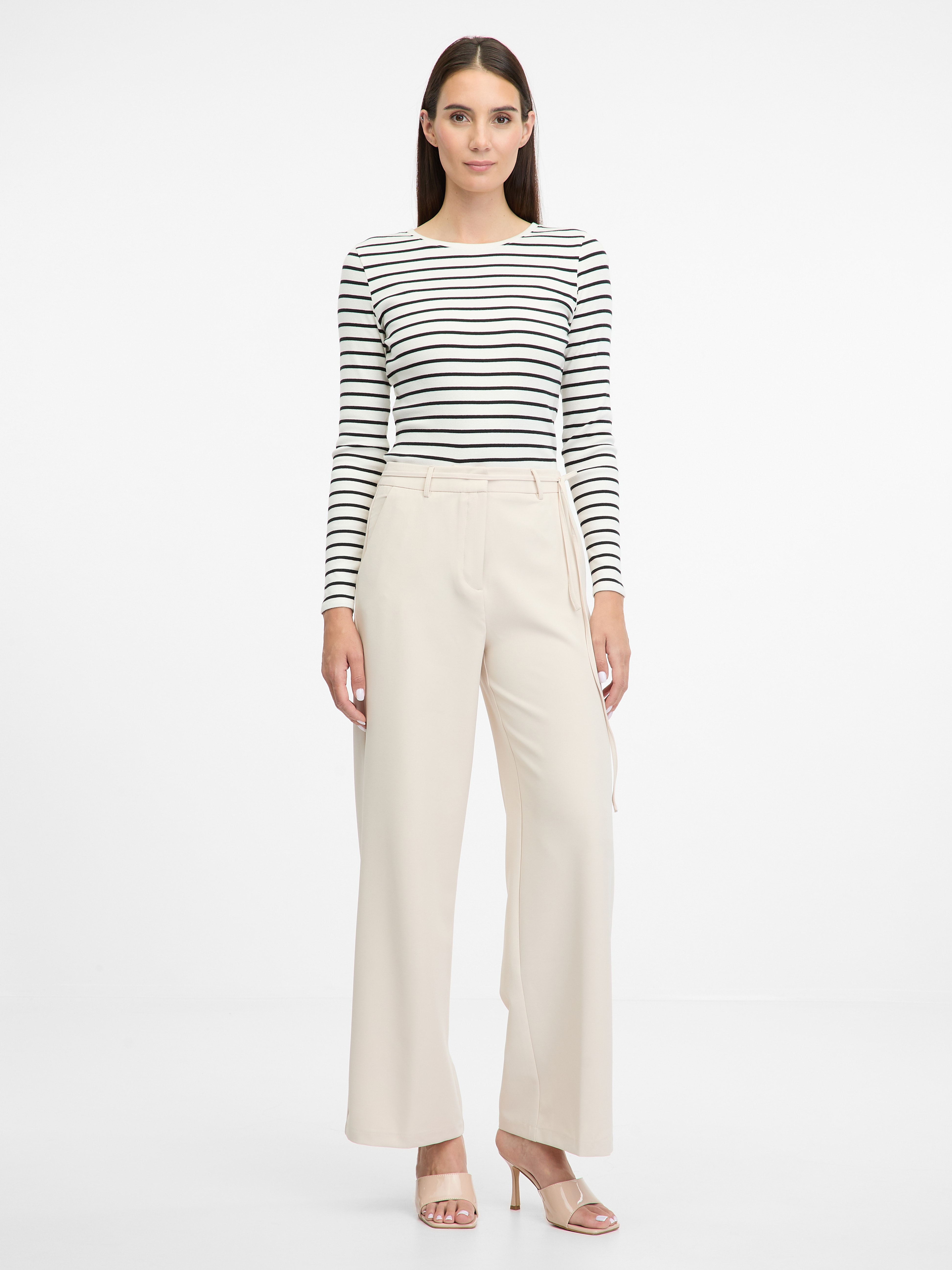Cream women's long-sleeved T-shirt ORSAY - Women's