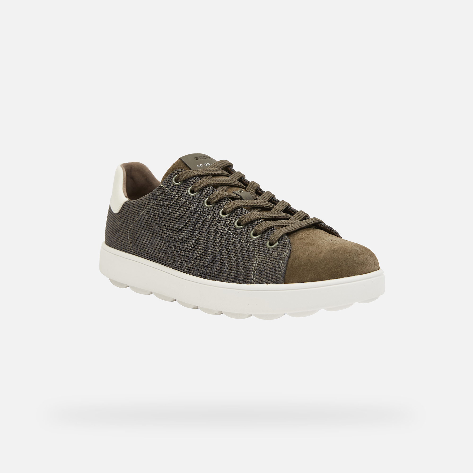 Khaki men's sneakers Geox Spherica Ecub-1 - Men's