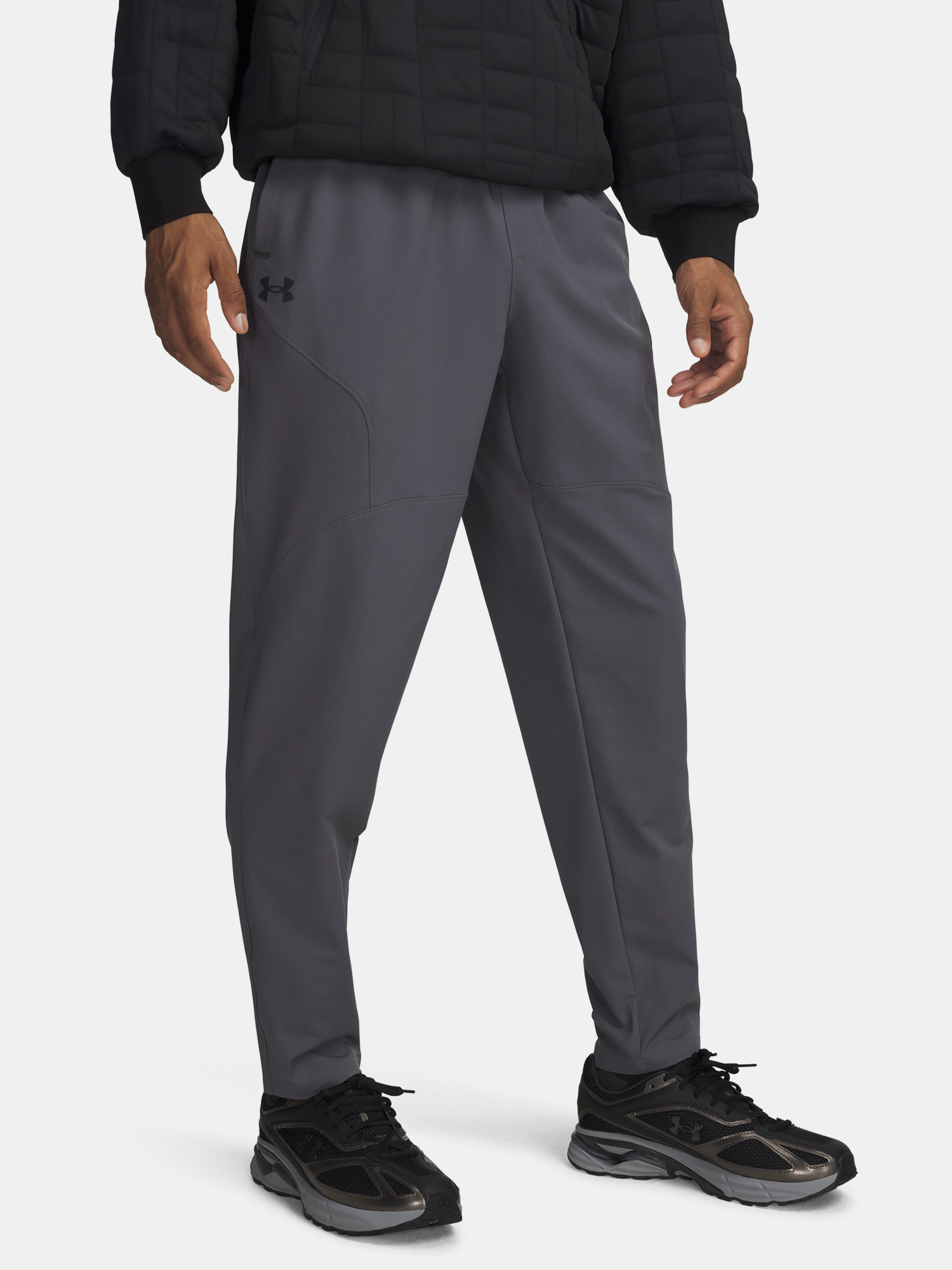 Men&#039;s Sports Pants Under Armour UA Unstoppable Tapered Pants-GRY - Men