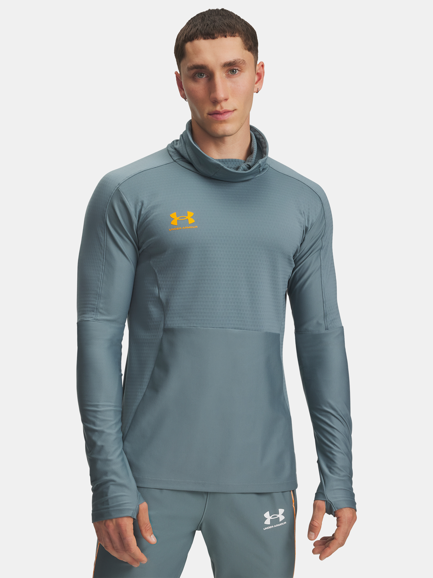Men's Under Armour UA M Challenger Pro T-Shirt Wintr LS-BLU - Men's