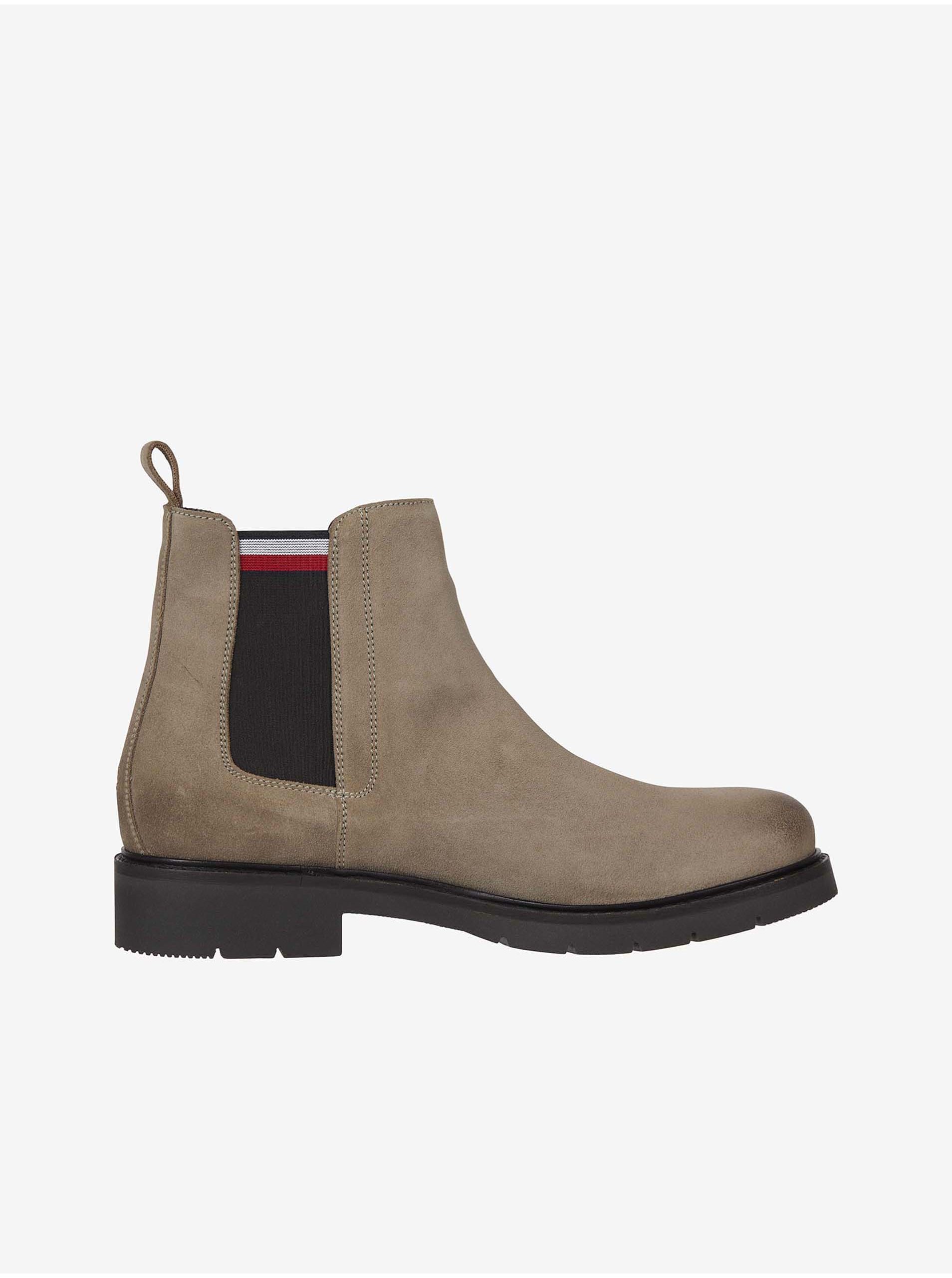 Brown Men's Suede Ankle Boots Tommy Hilfiger - Men