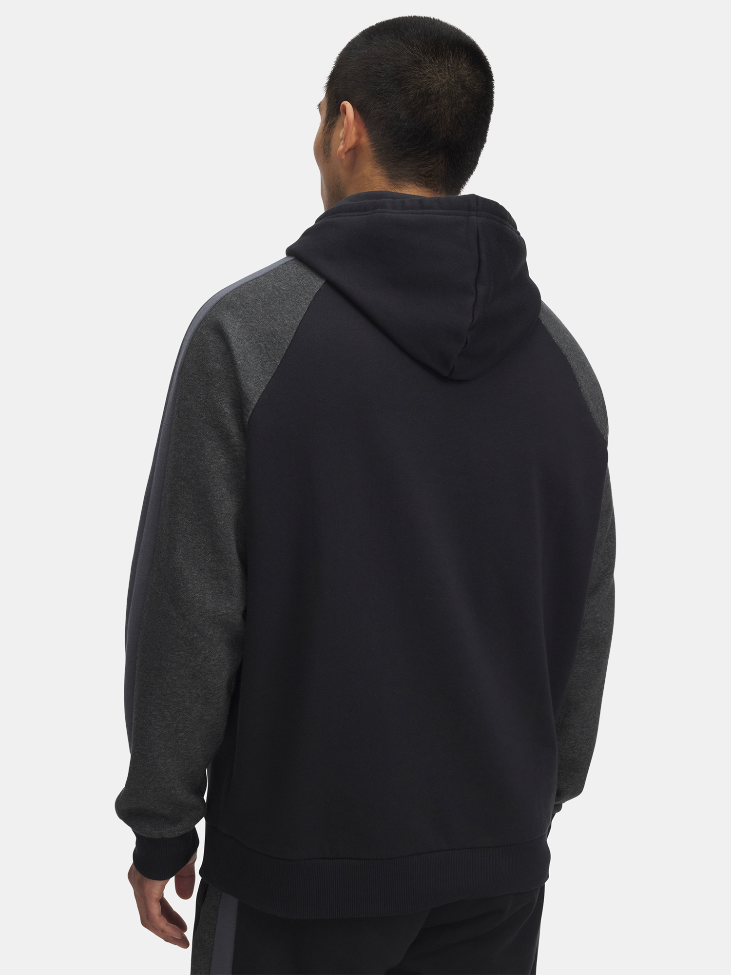 Men's sweatshirt Under Armour UA Rival Flc CB Hood-BLK - Men's