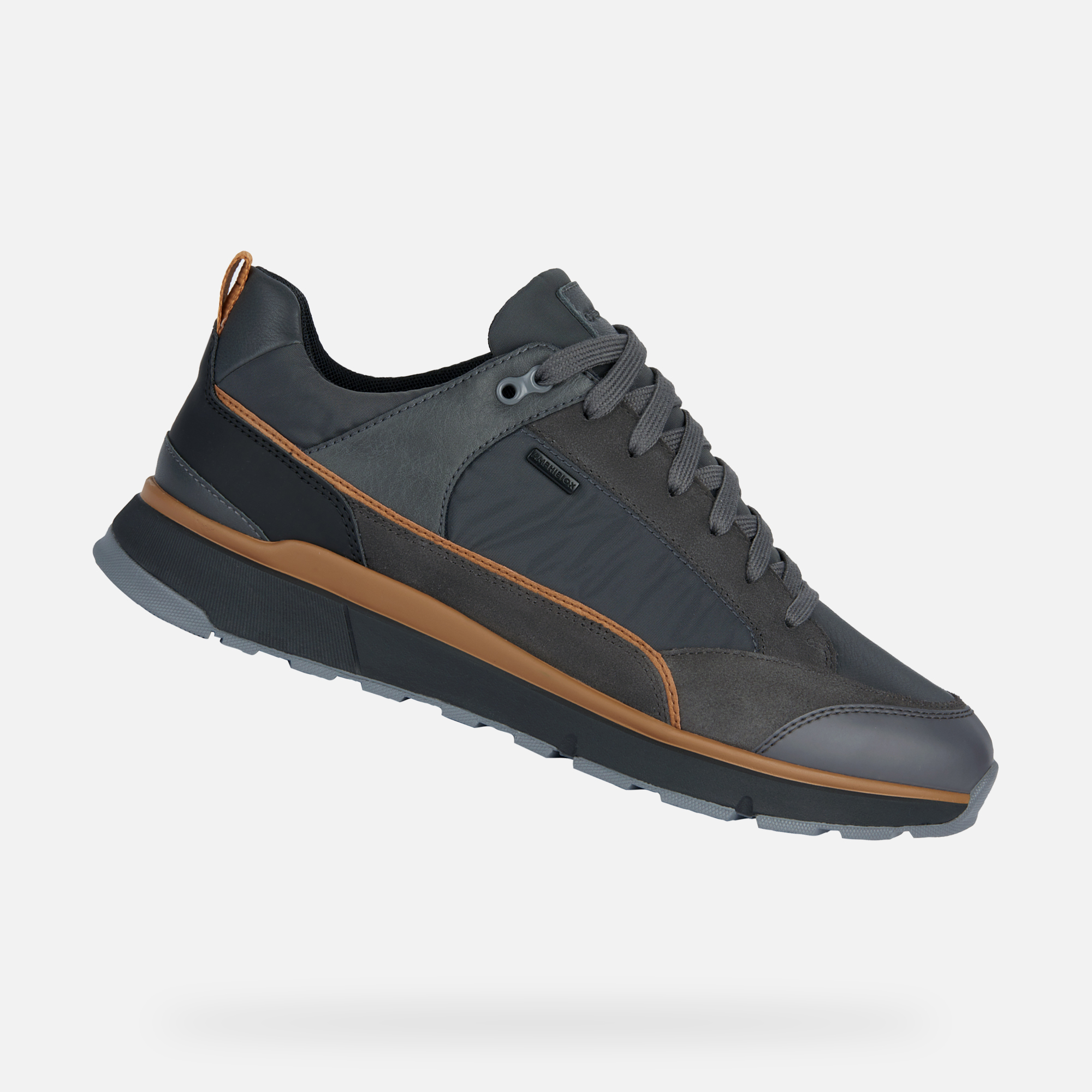 Grey Mens Geox Dolomia B ABX Sneakers - Mens