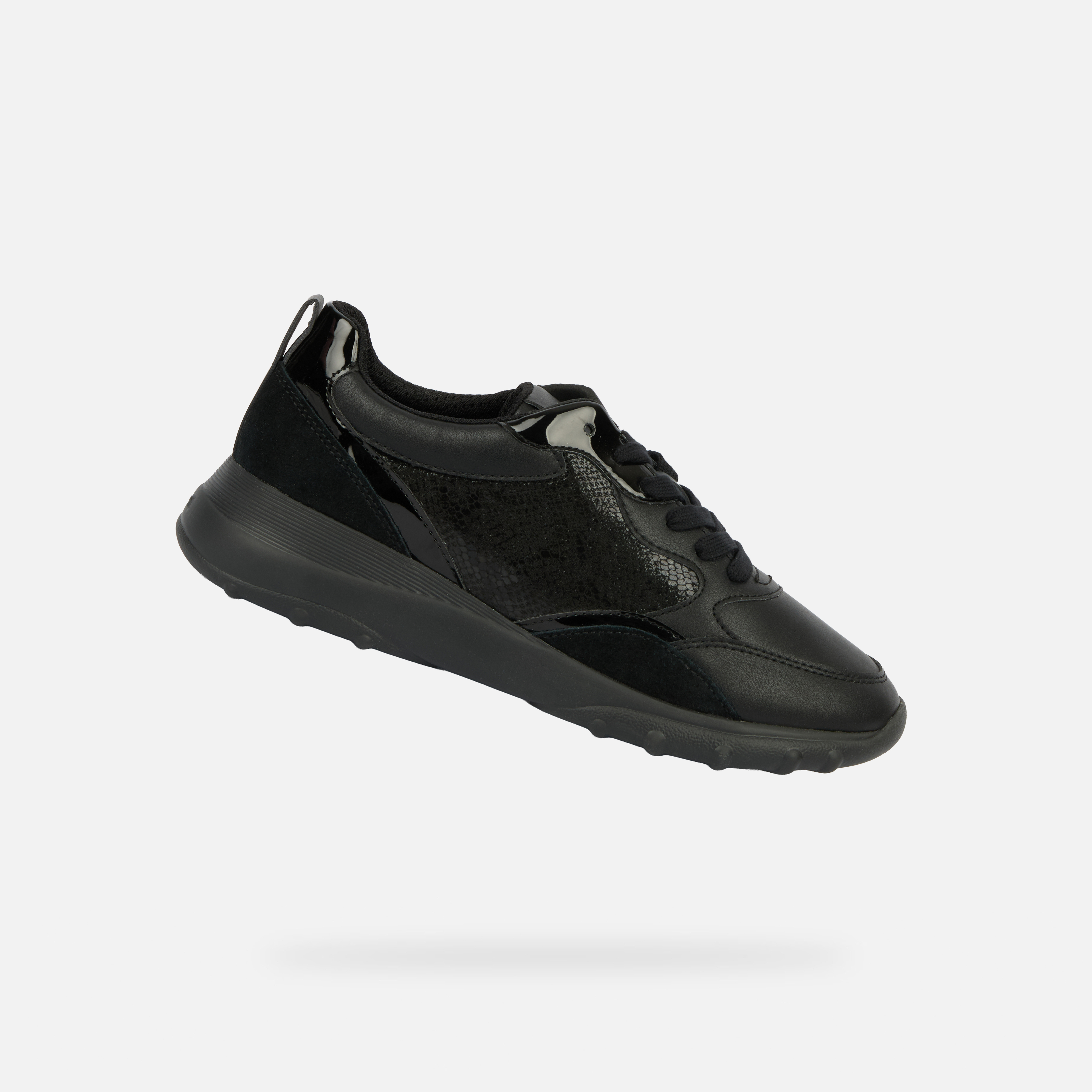 Black women's sneakers Geox Alleniee - Women's