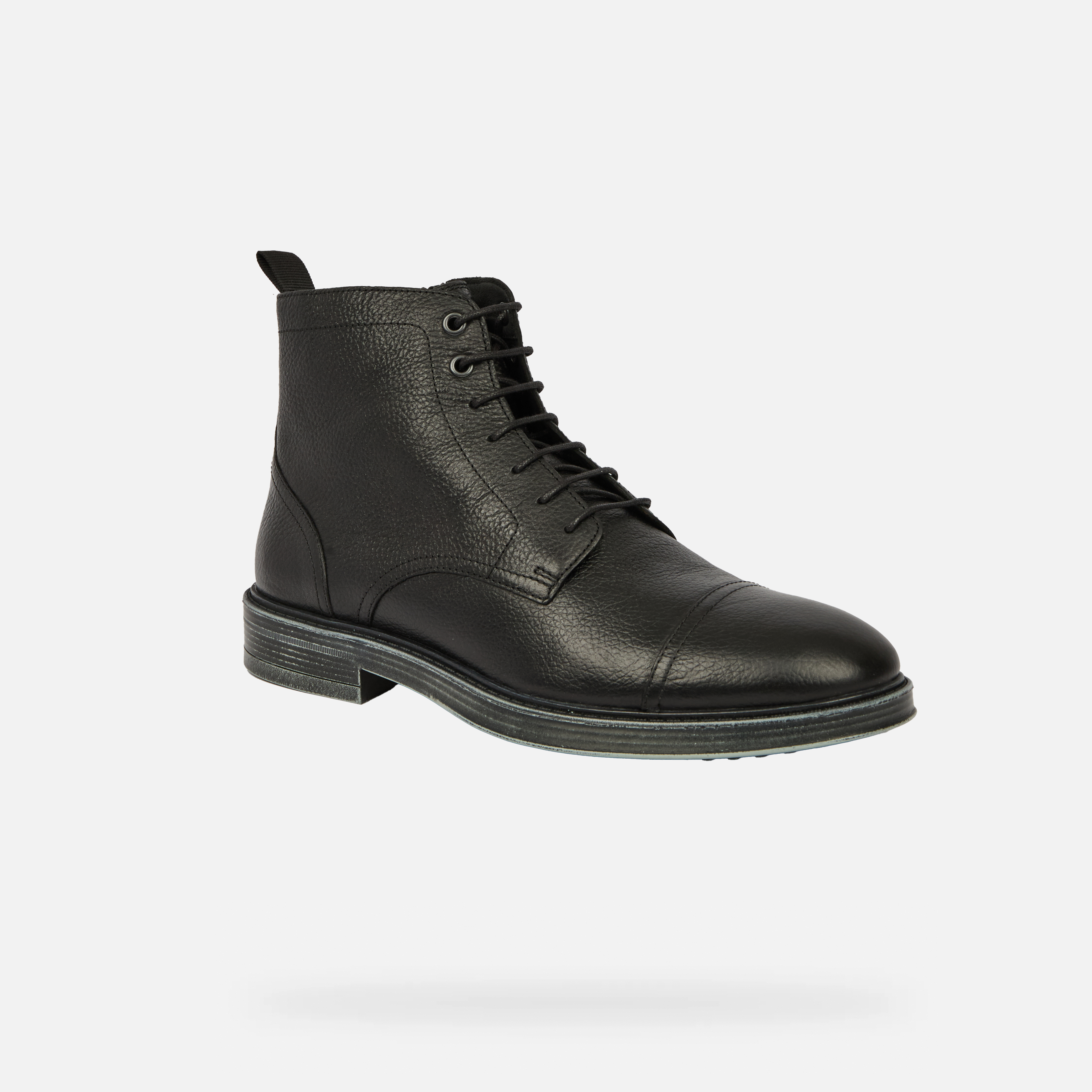 Geox Henreys Men&#039;s Black Ankle Boots - Mens
