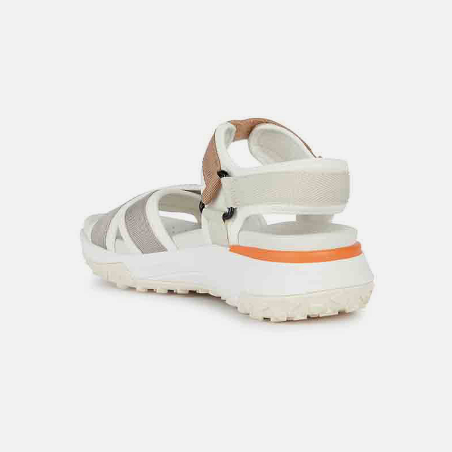 Grey women&#039;s sandals Geox Sorapis + Grip A - Women&#039;s