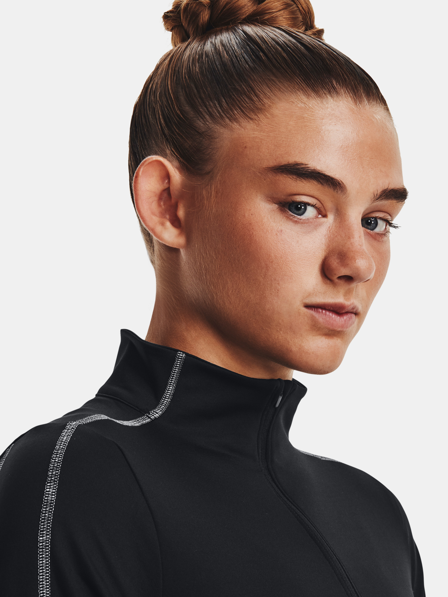 Under Armour T-Shirt UA Train CW 1/2 Zip-BLK - Women