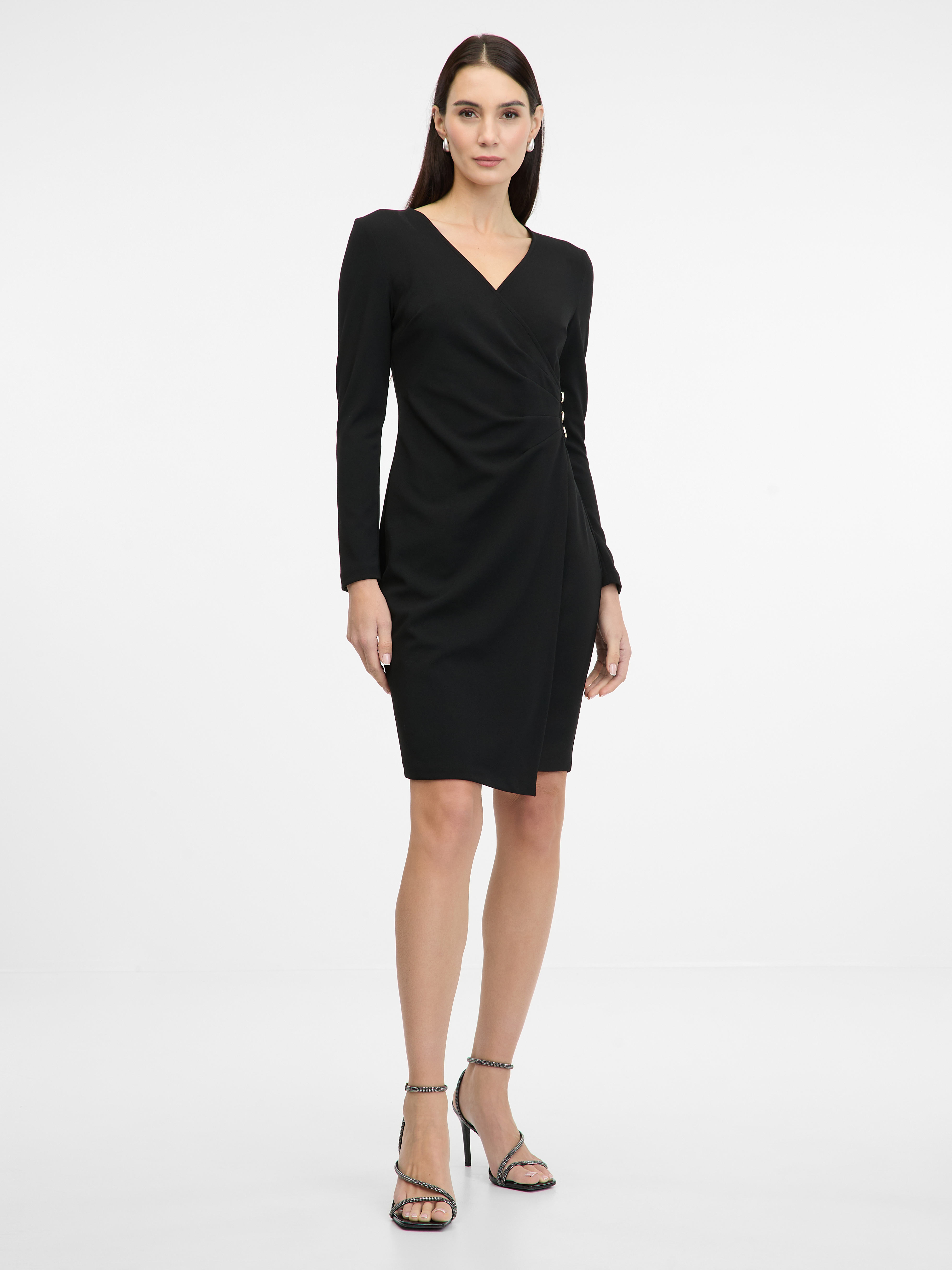 Black women's knee-length dress ORSAY - Women's