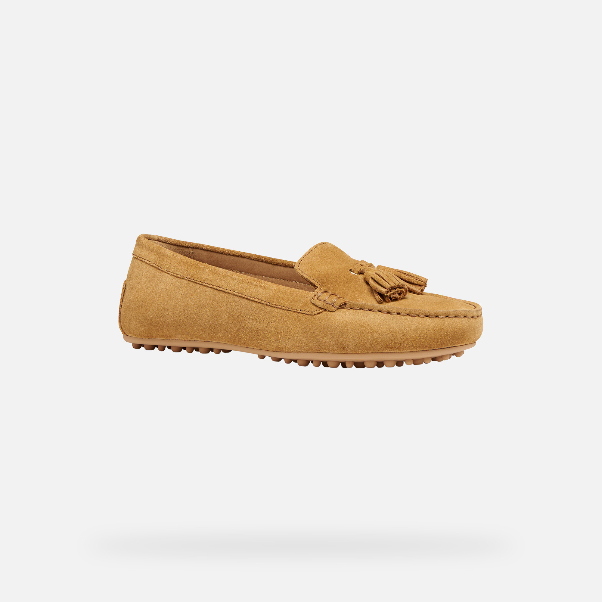 Light Brown Women's Loafers Geox Kalistena - Women's
