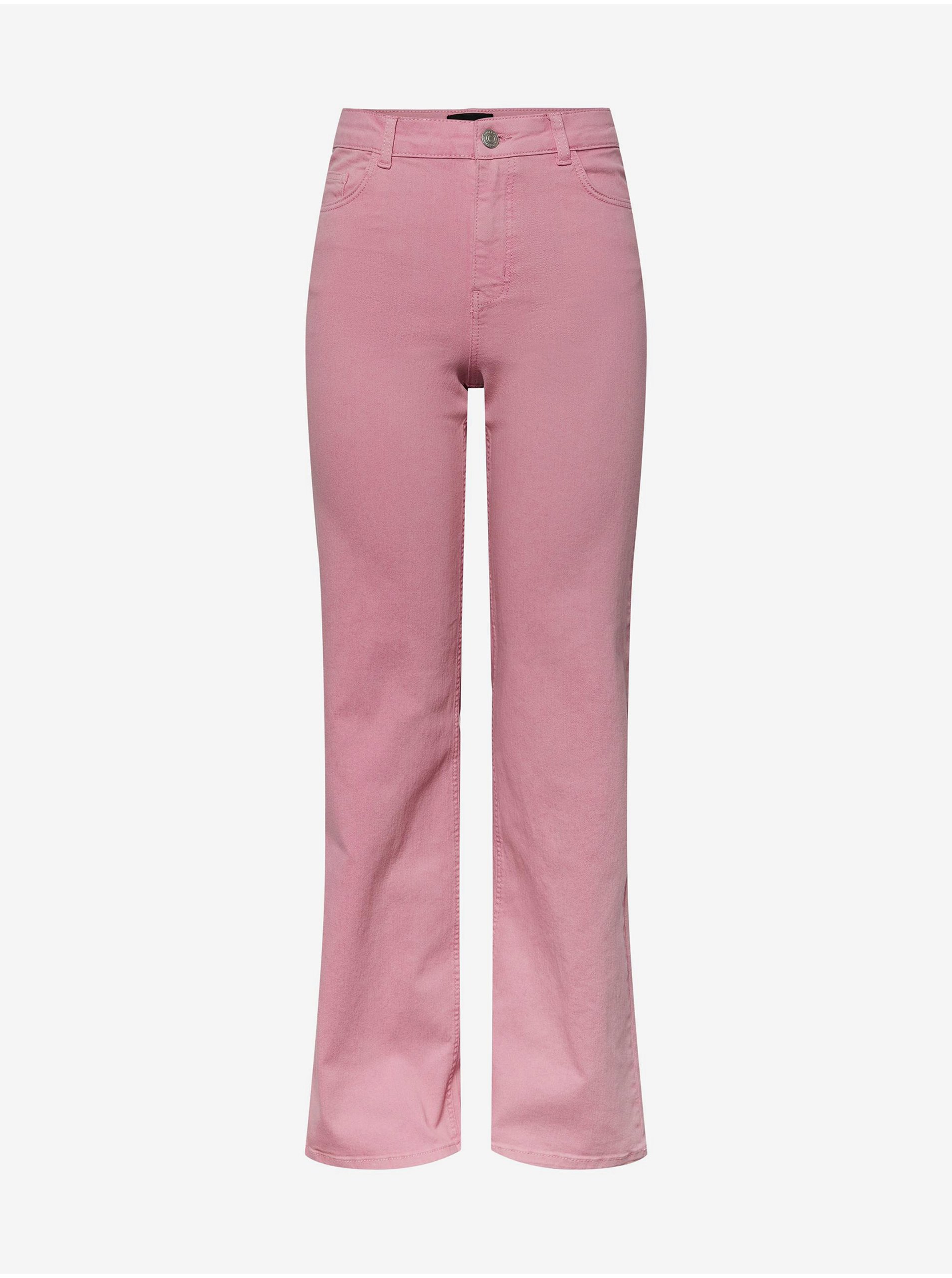 Flared, Bootcut pentru femei Pieces - roz