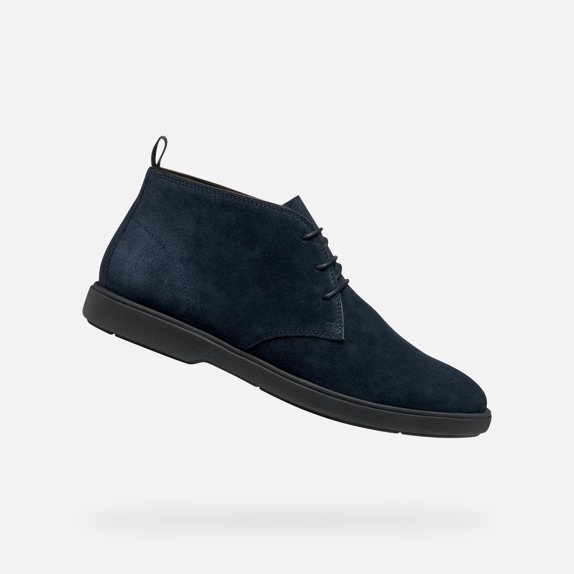 Dark blue mens ankle boots Geox Spherica EC17 - Mens