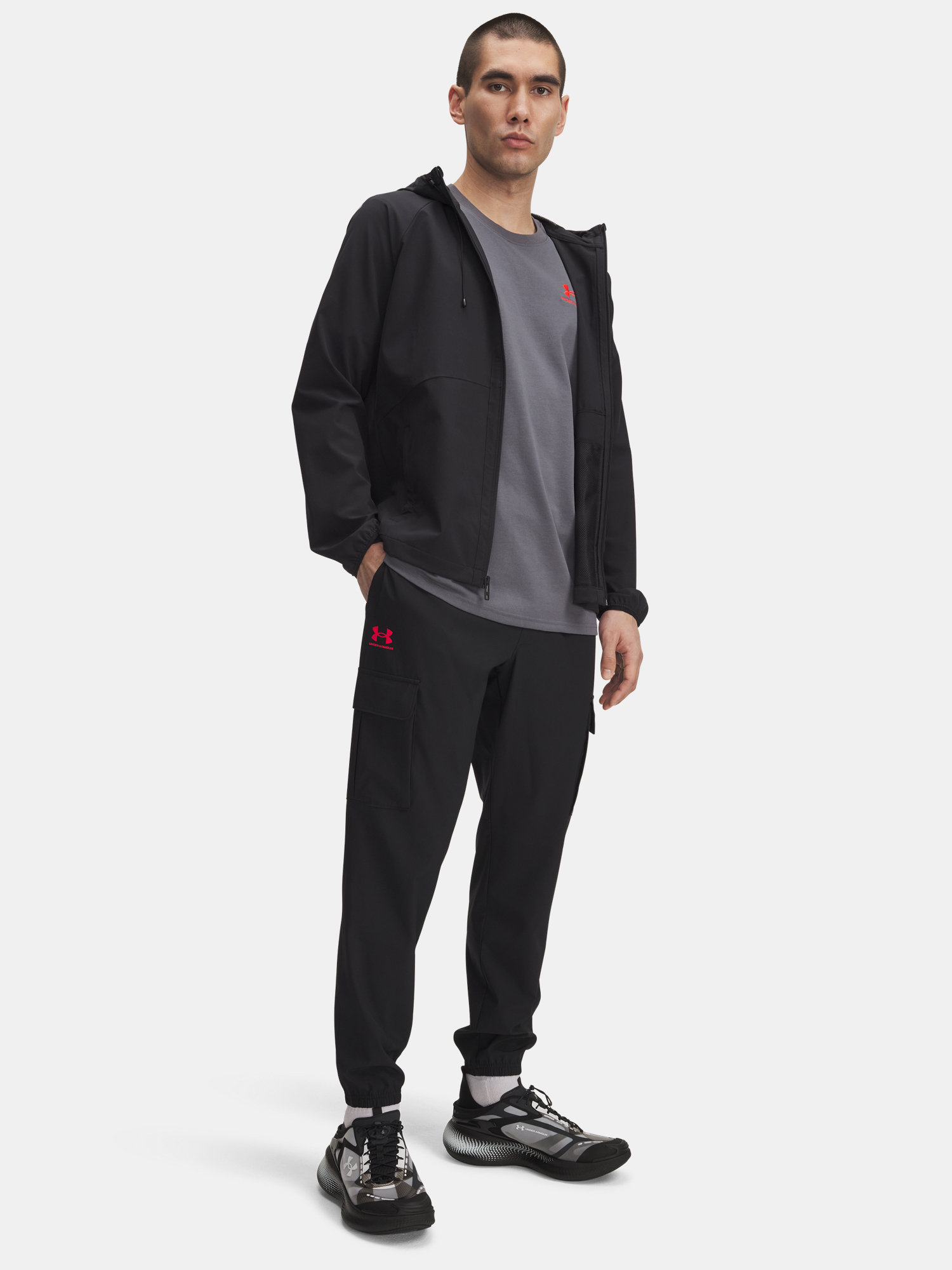 Under Armour UA Vibe Woven Cargo Pants-BLK Men&#039;s Sports Trousers - Mens