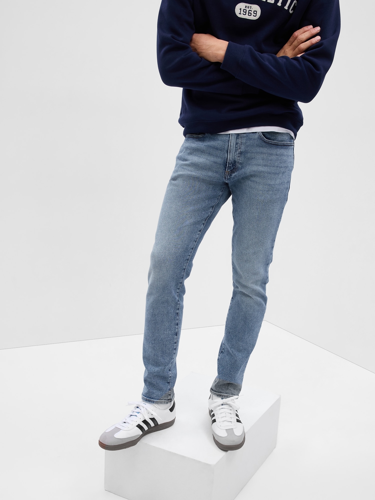 Skinny fit pentru barbati GAP - albastru