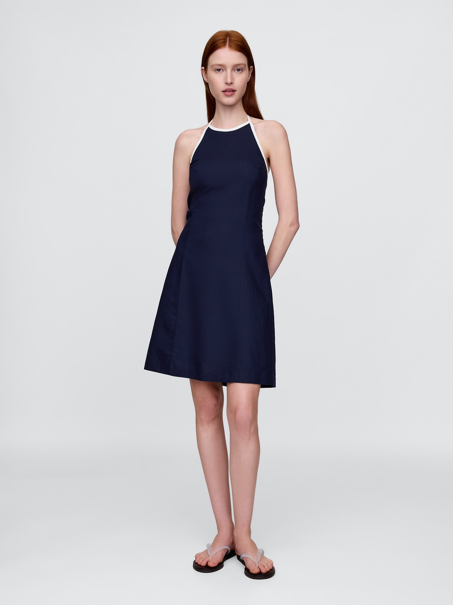 GAP Linen mini dress Americana - Womens