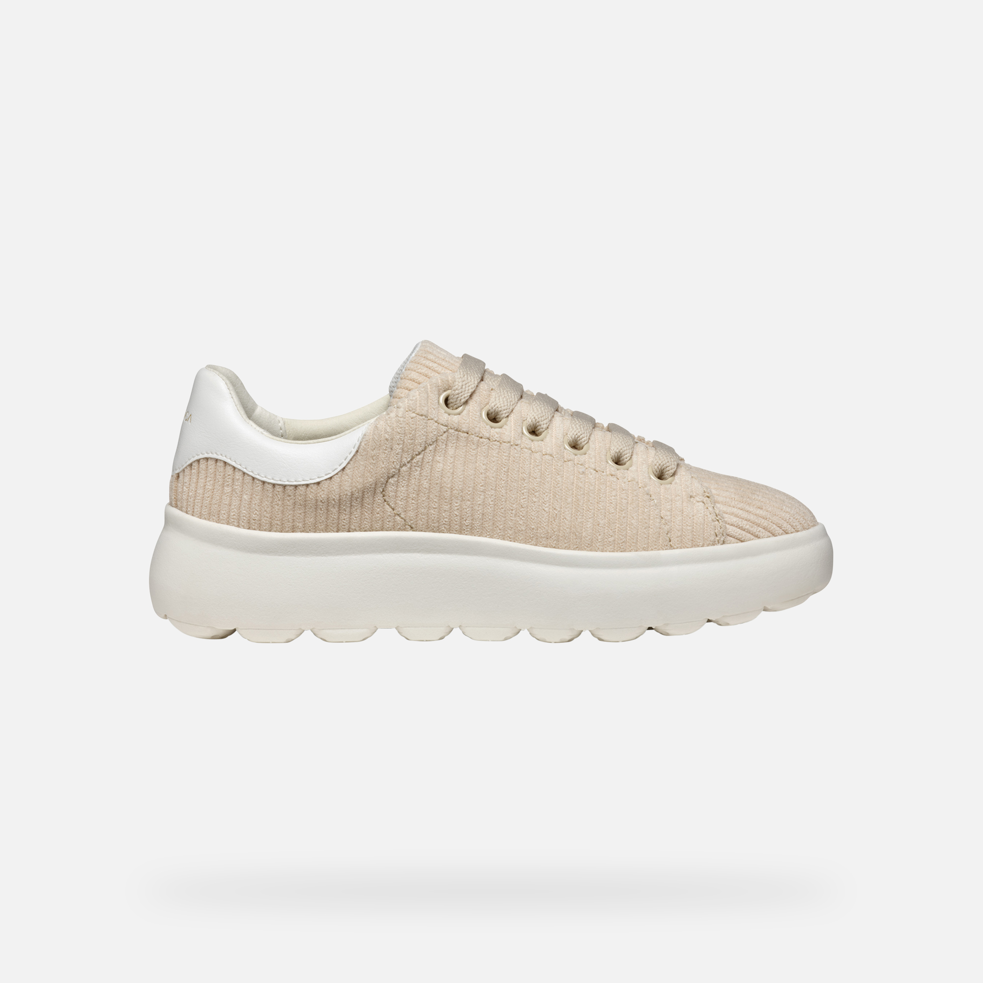 Beige women's sneakers Geox Spherica Ec4.1 - Women's