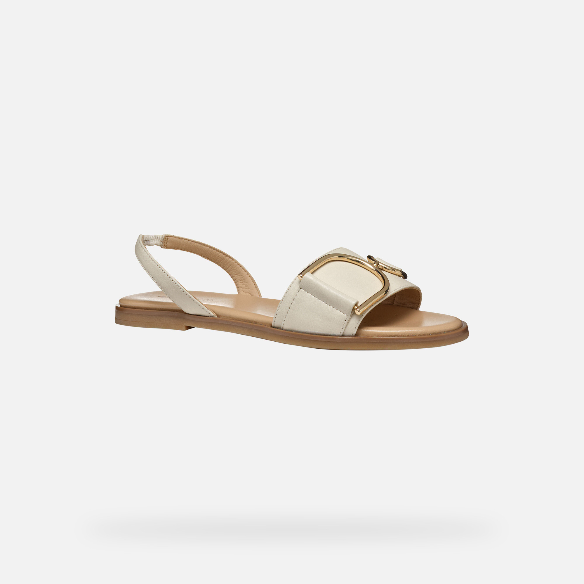Cream women&#039;s sandals Geox Naileen - Women&#039;s