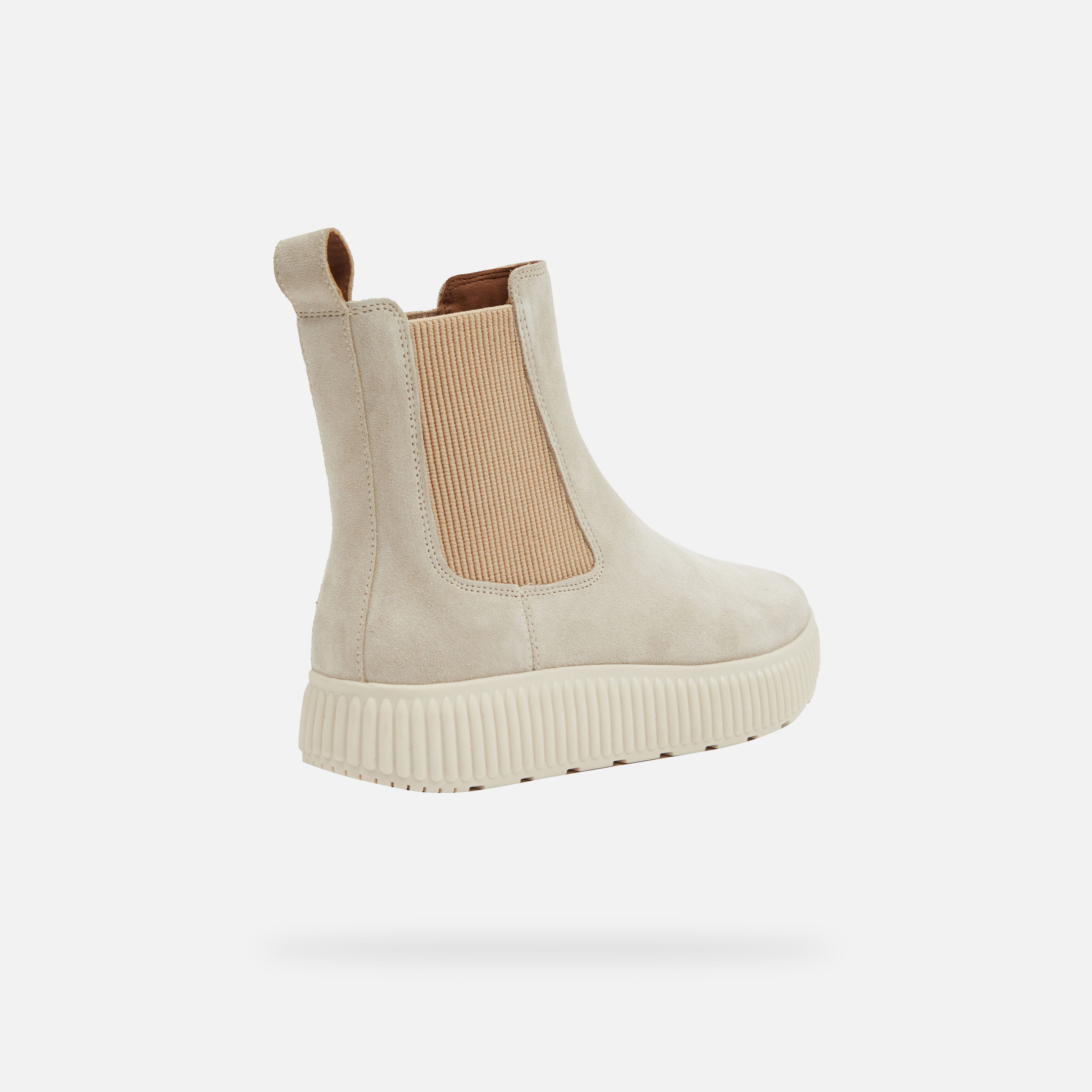 Beige women's ankle boots Geox Graisy - Women's