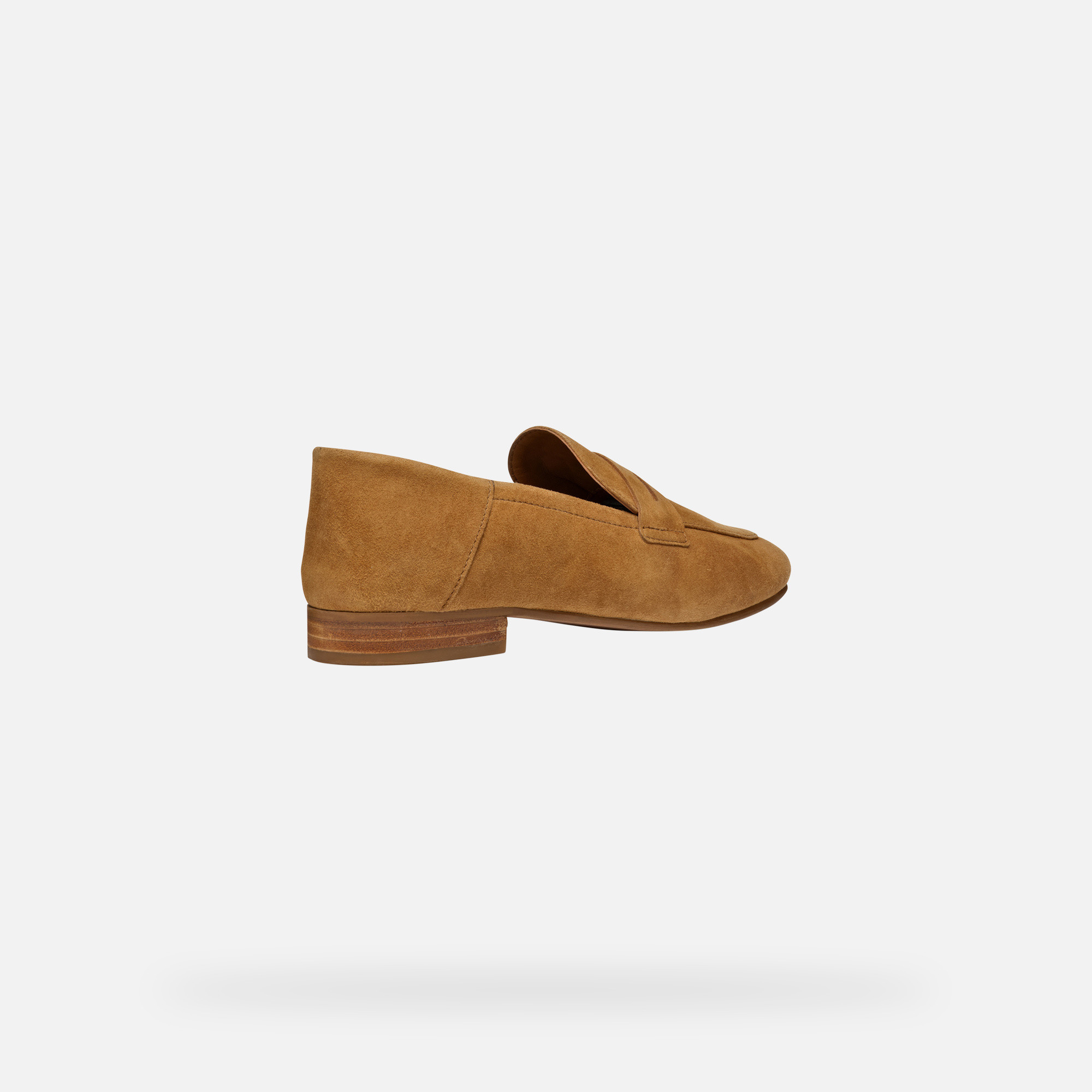 Brown women&#039;s moccasins Geox Mantinea - Women&#039;s
