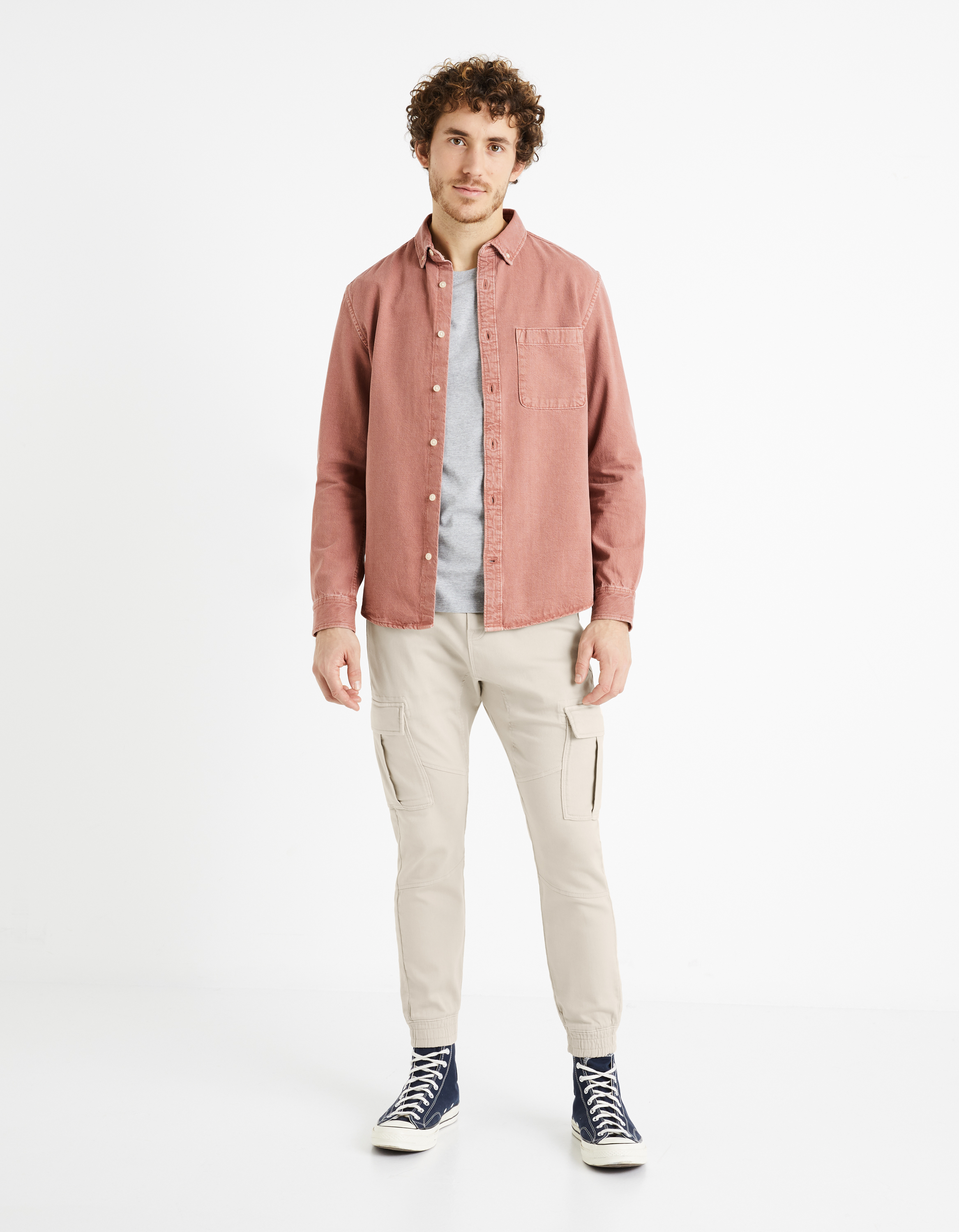 Pantaloni casual pentru barbati Celio - bej